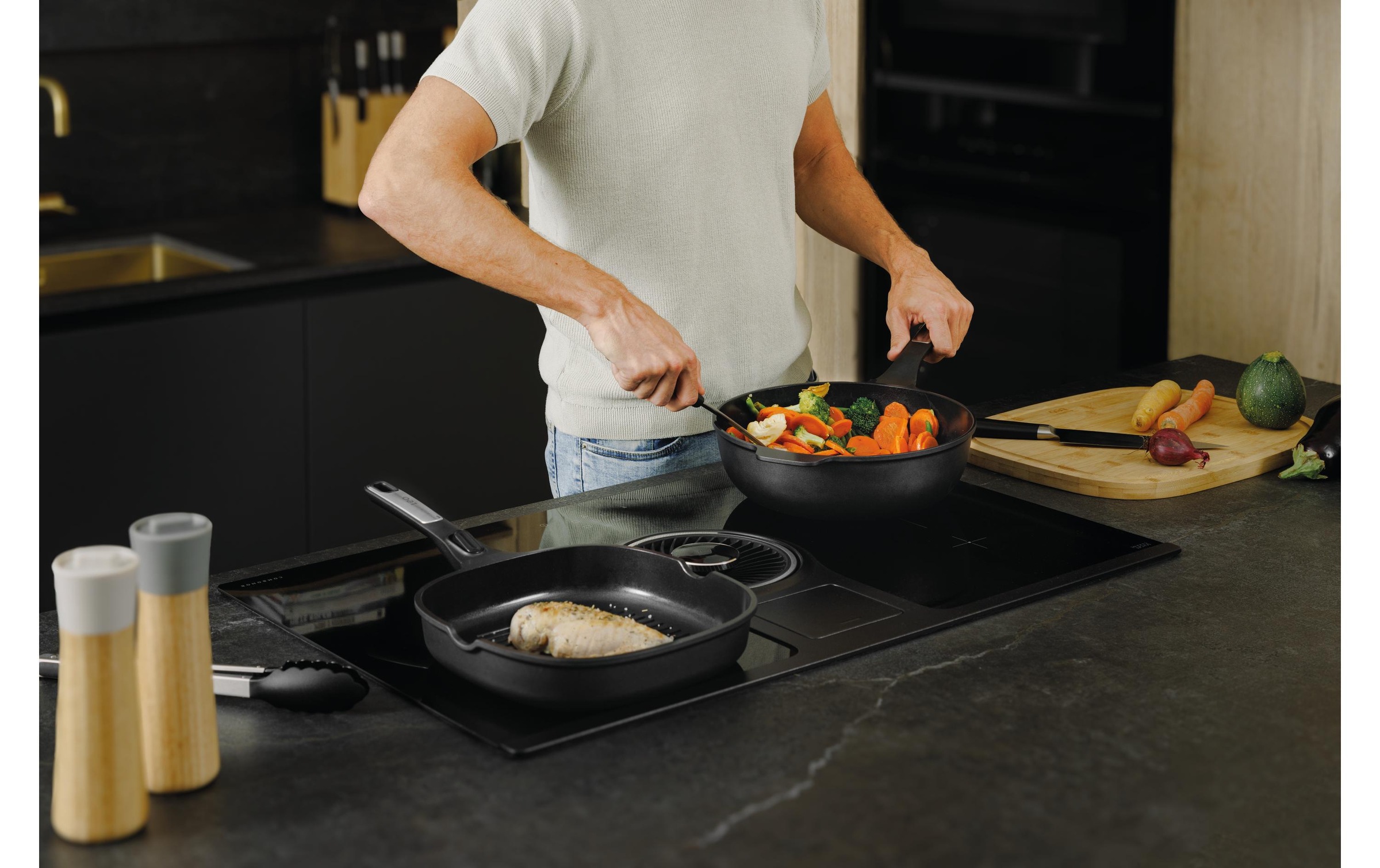 BergHOFF Grillpfanne »Leo Phantom 26 cm« Aluminium