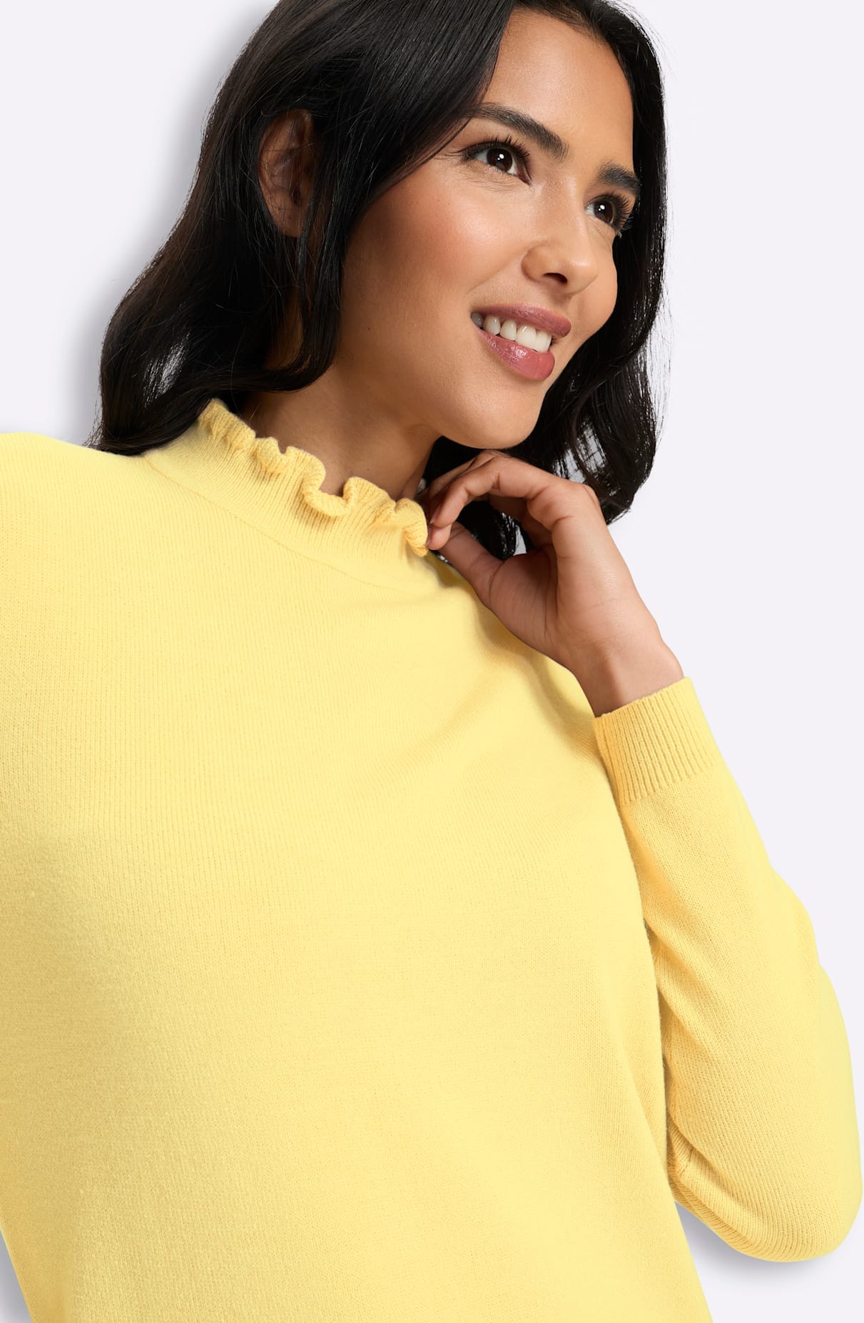 Classic Basics Pull à col montant »Stehkragen-Pullover«