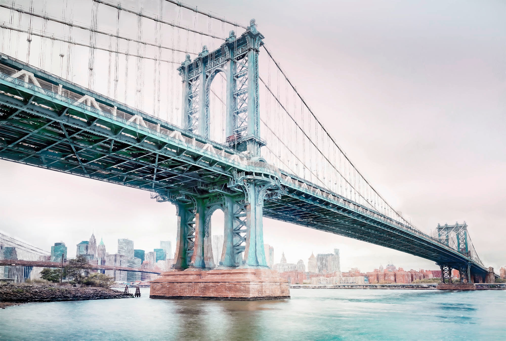 Komar Fototapete »Vlies Fototapete - Hudson - Grösse 368 x 248 cm« Motiv | bedruckt glatt