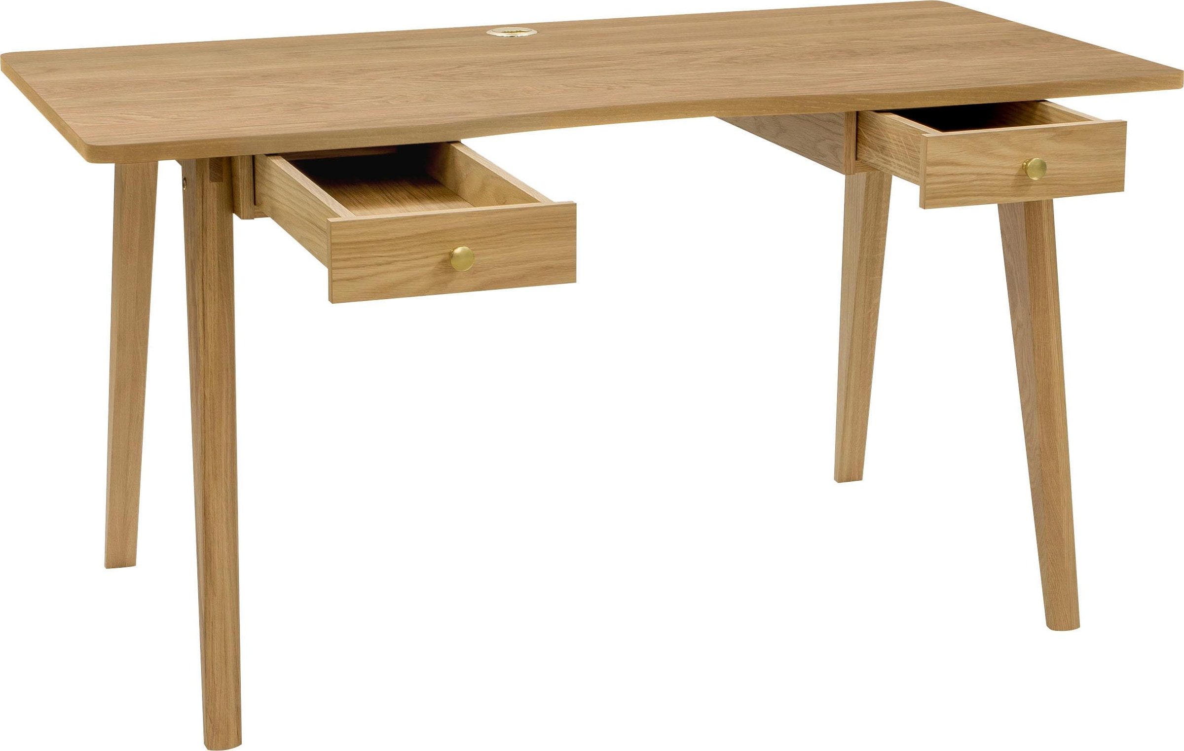 Woodman Bureau »Nice« ,  design scandinave, pieds de table en chêne massif, FSC®