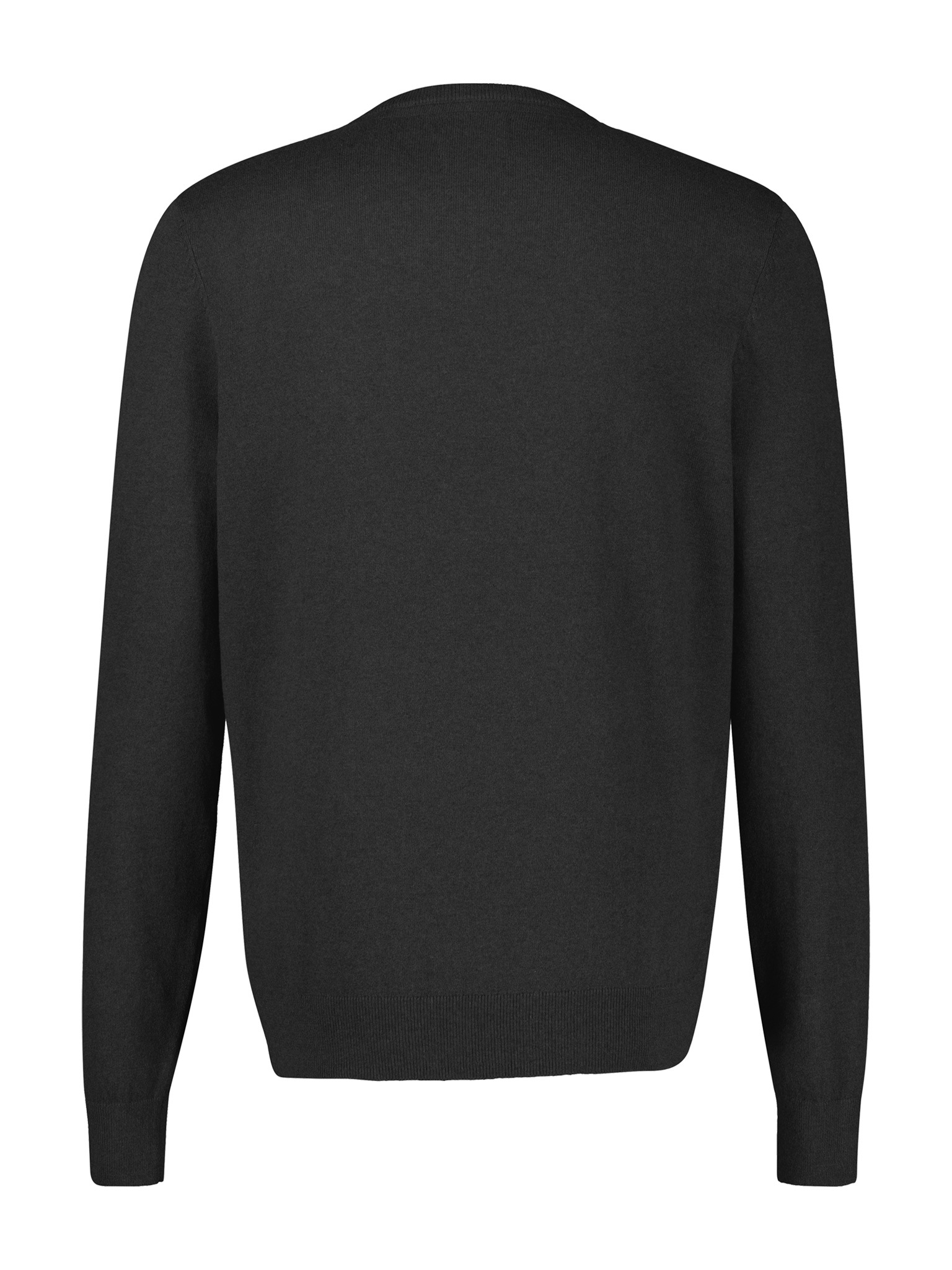 LERROS Pull à col rond avec petite broderie logo