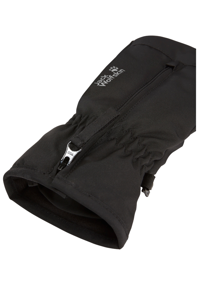 Jack Wolfskin Mitaines »EASY ZIP MITTEN K« pour la randonnée et mode sportive, en polyester, design sportif