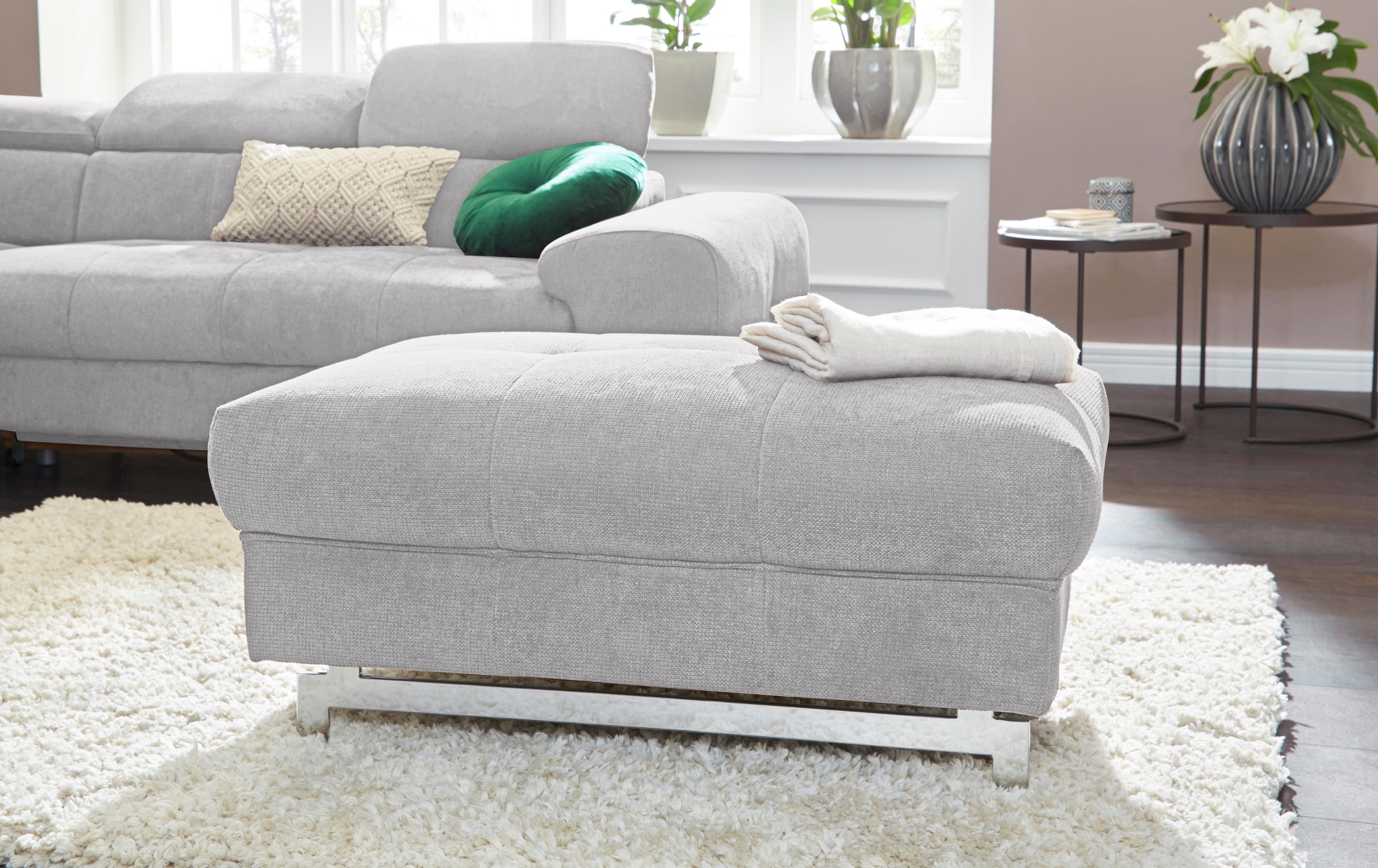 COTTA Tabouret »Chef« mit edlen Metallkufen