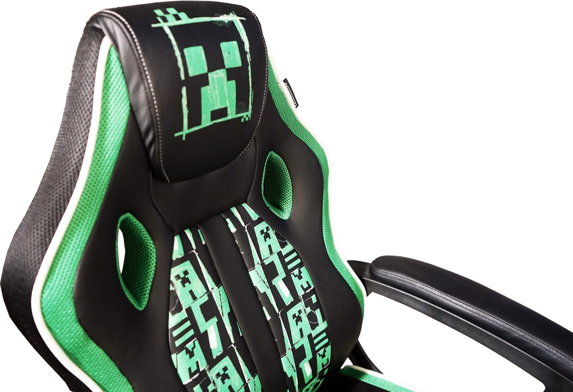 Phoenix Chaise de jeu () 1 cuisdétails verts, fauteuil de course