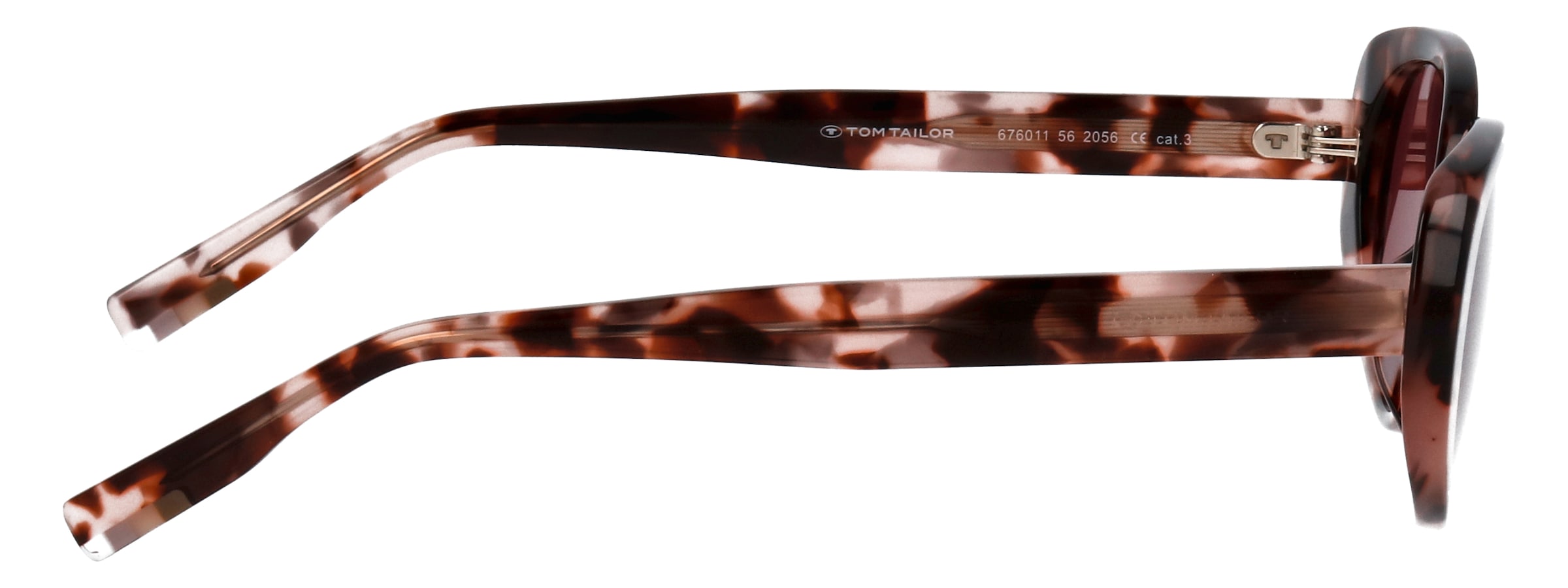 TOM TAILOR Lunettes de soleil »Modell 676011« Form Feminin, Logoschriftzug auf Bügel, Kunststofffassung