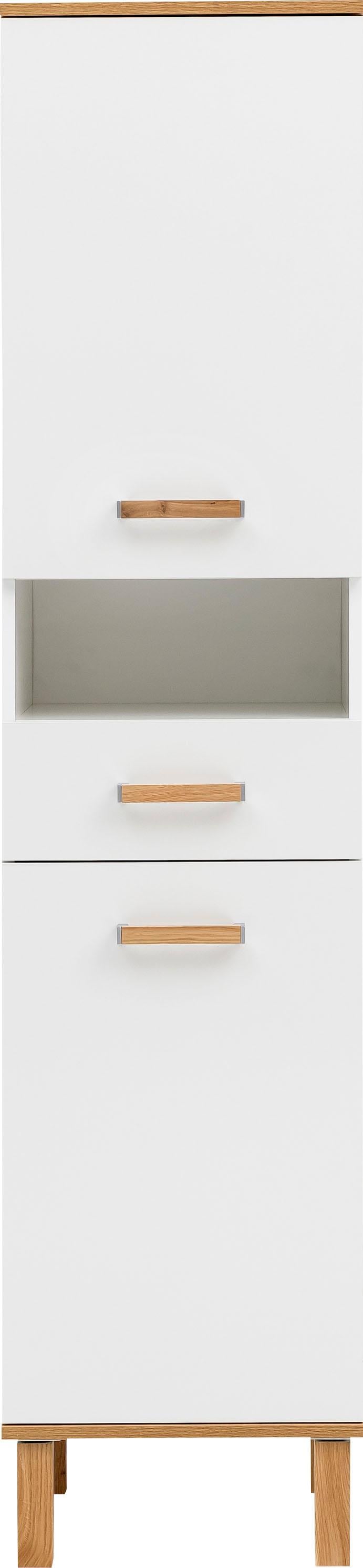 Schildmeyer Hochschrank »Padua« Füsse aus Massivholz