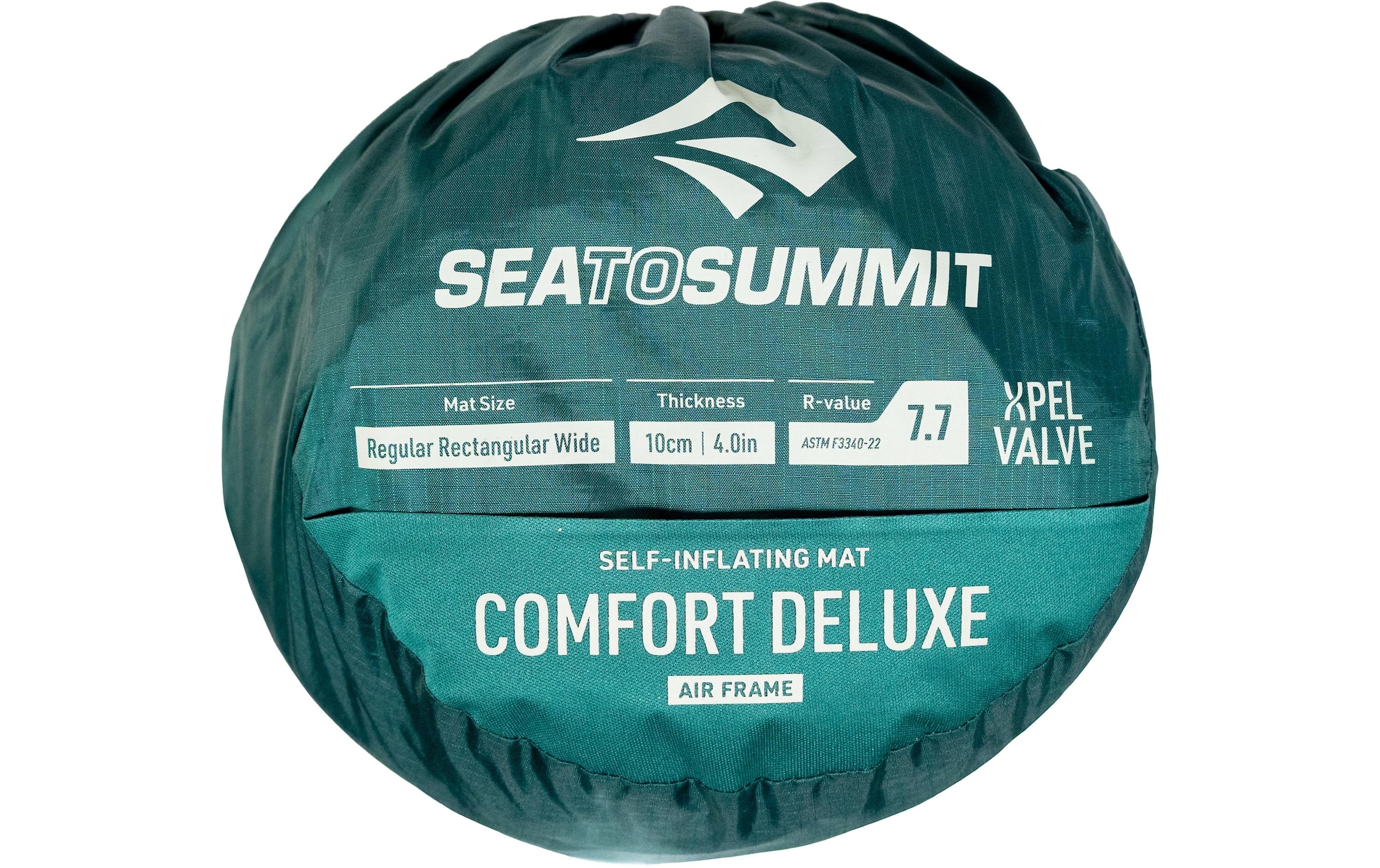 sea to summit Matelas à air »Comfort Deluxe Mat Regular Rectangular« Selbstaufblasende Schlafmatte, Rain Forest
