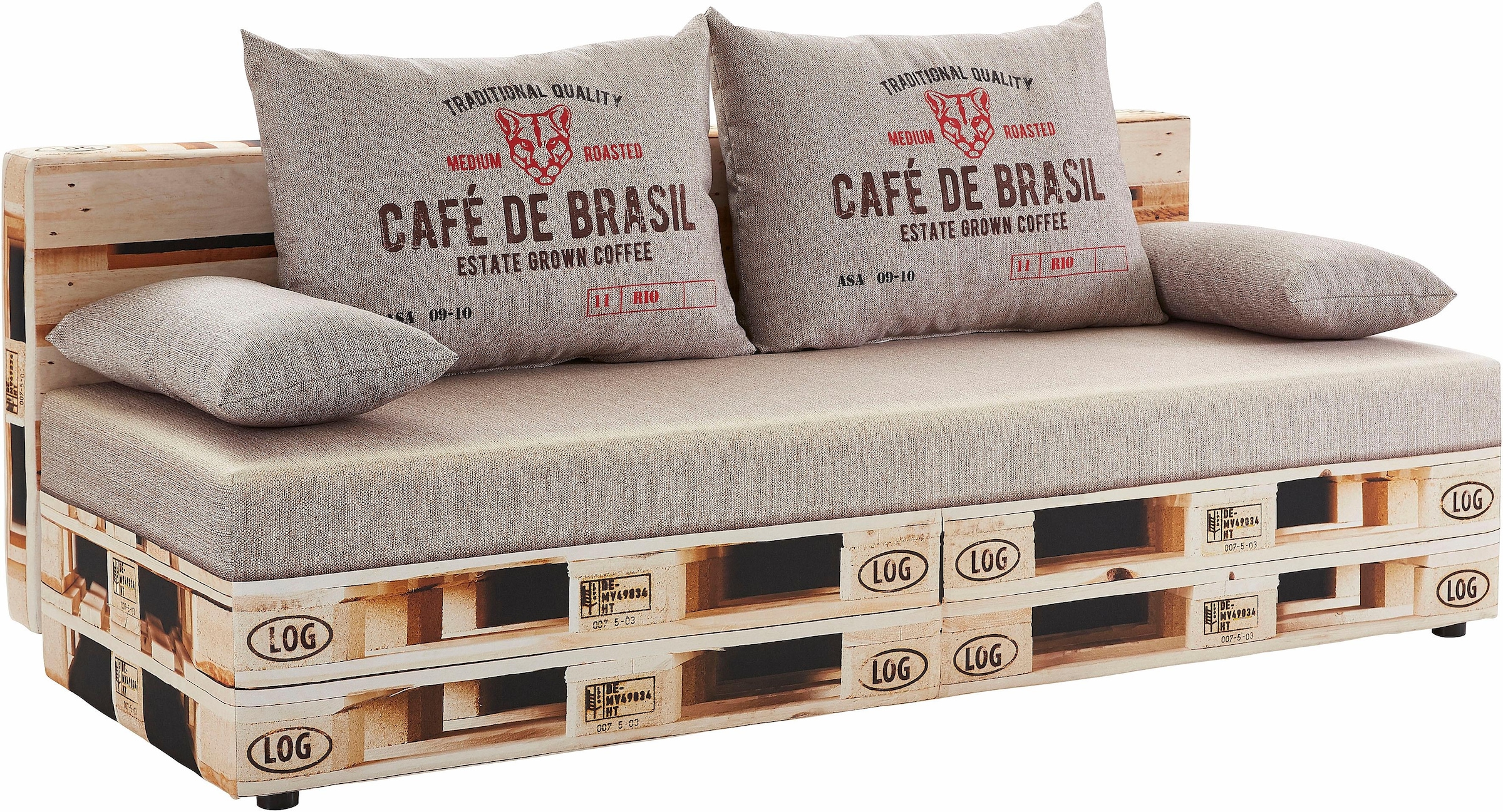 exxpo - sofa fashion Schlafsofa »Extravagantes Sofa für Individualisten mit Bettfunktion und Bettkasten« in aussergewöhnlichen Bezugsvarianten, Solitärmöbel