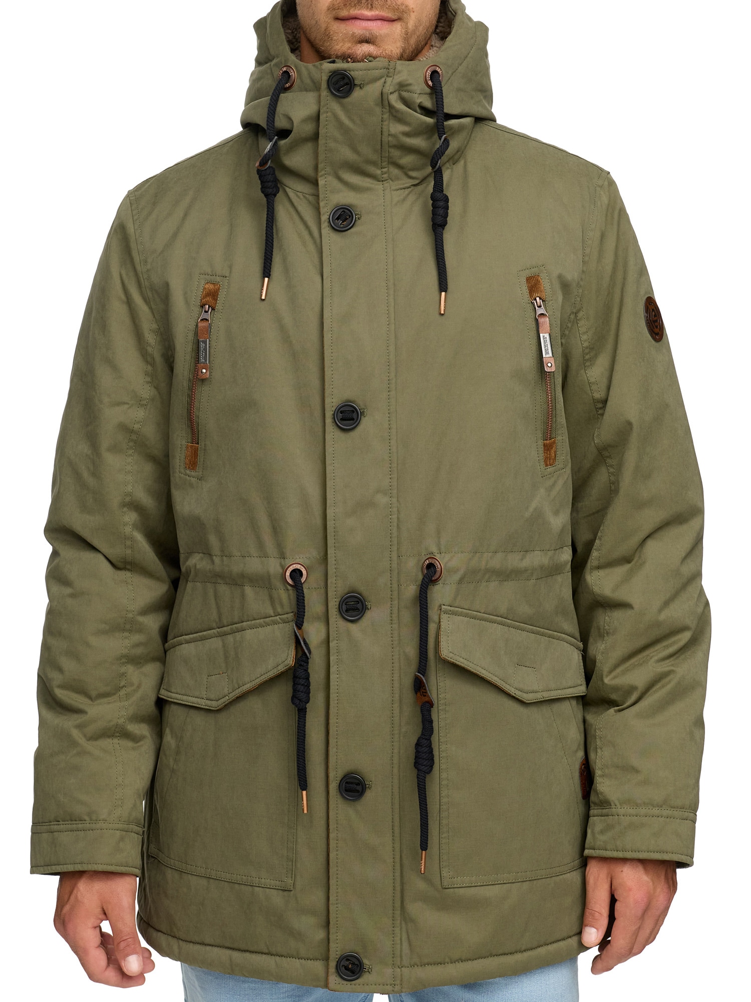 Indicode Parka »INGillespie« mit Kapuze