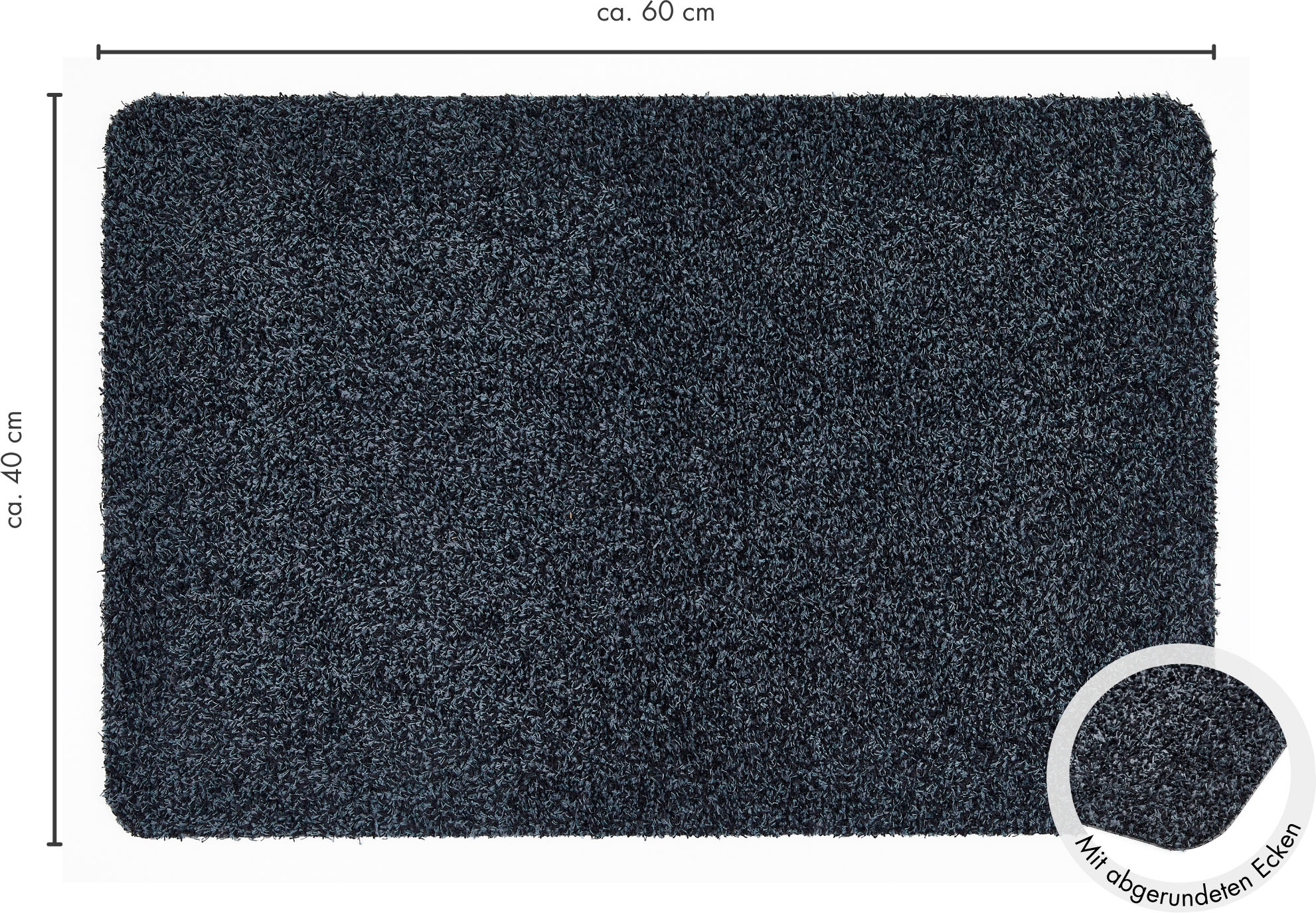 Andiamo Tapis de sol »Samson, Made in Netherlands« Rectangulaire 6 mm Höhe Schmutzfangmatte, waschbar, rutschhemmend, auch als 2er Set erhältlich