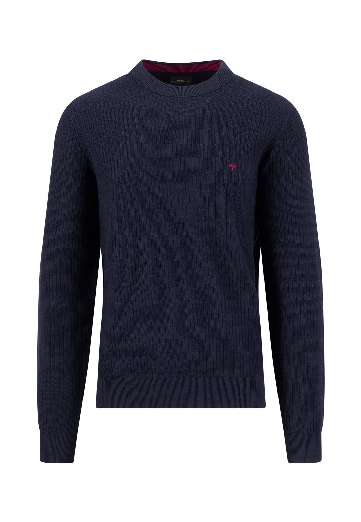 FYNCH-HATTON Pull en tricot avec broderie du logo
