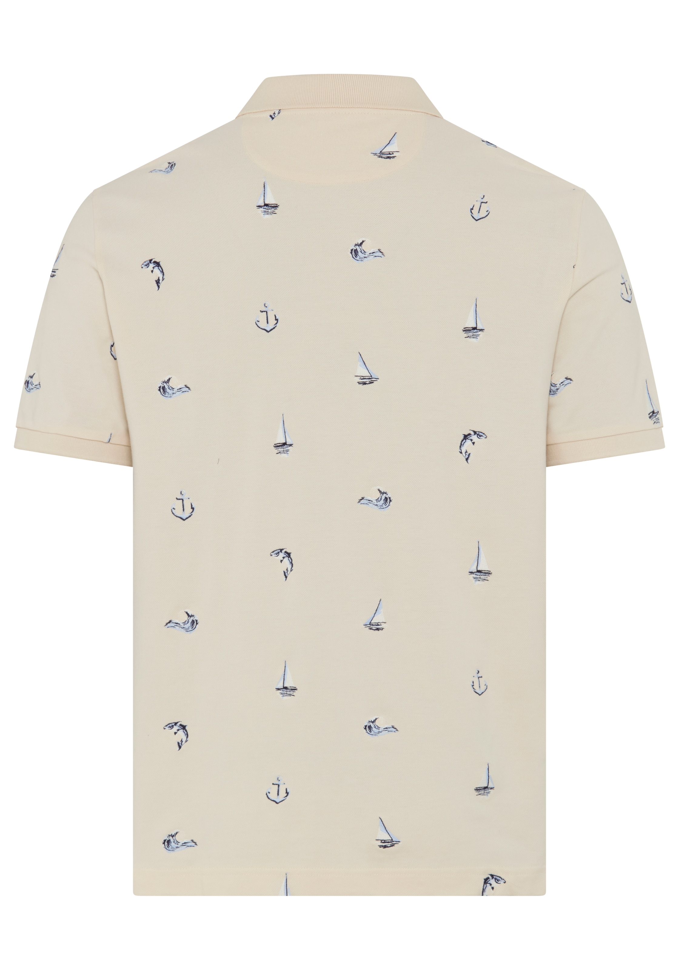 Gant Polo »EMBROIDERED« avec broderie d'ancres partout
