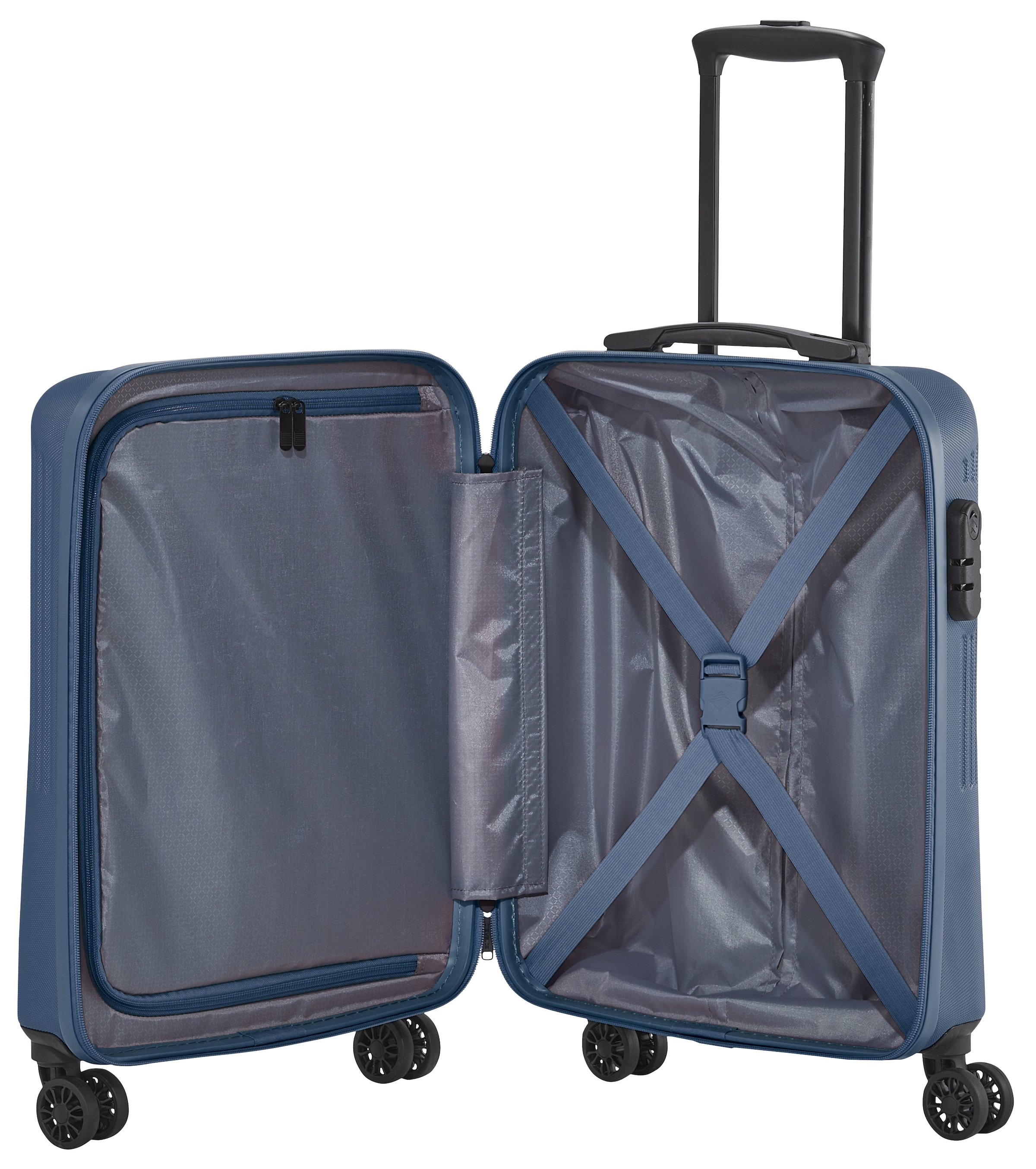 travelite Trolley à coque dure »BALI Reisekoffer Hartschale« 34 litre 4 Rollen serrure TSA – bagage de voyage robuste
