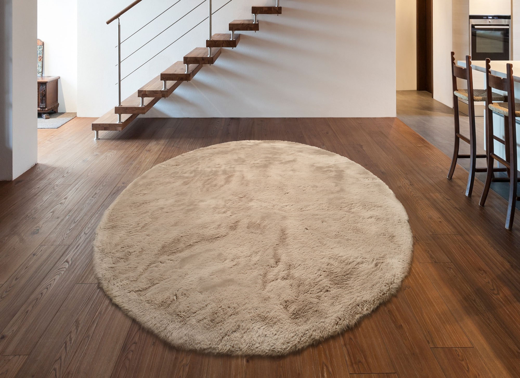 OCI DIE TEPPICHMARKE Teppich »BUFFY SOFT« rund 25 mm Höhe