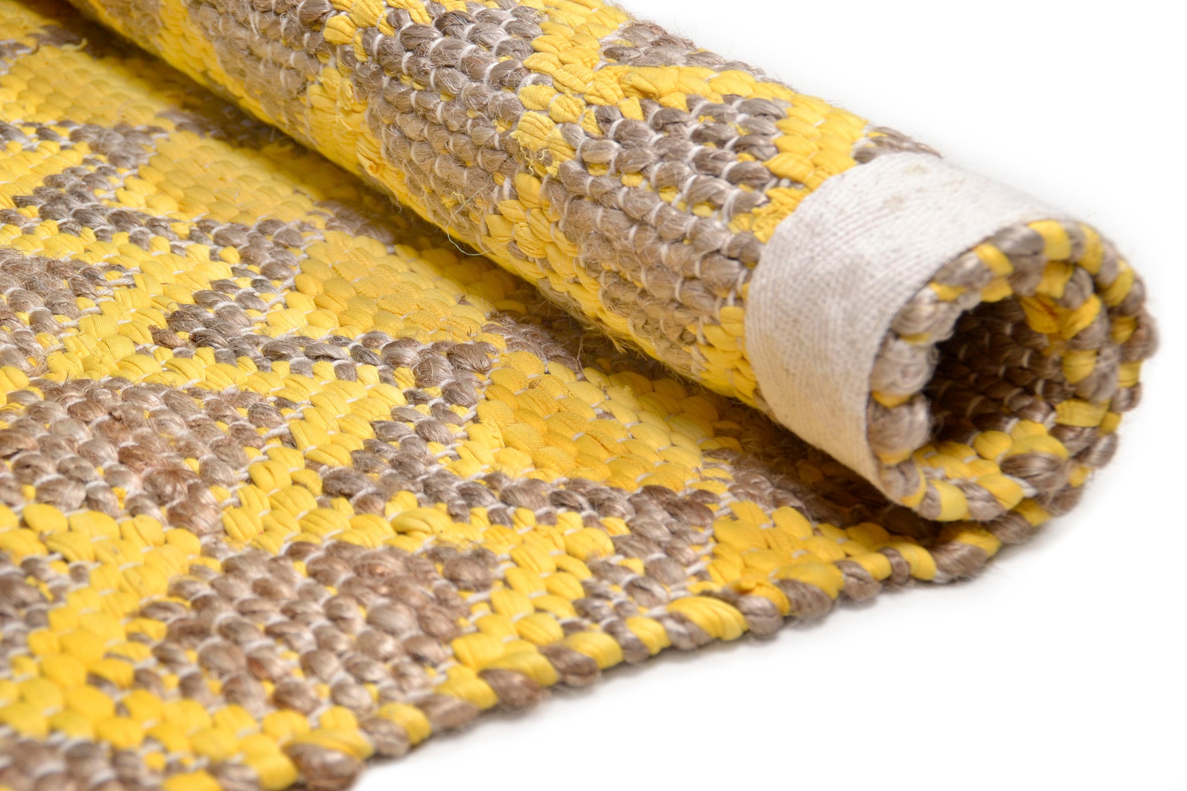 TOM TAILOR HOME Tapis »Geometric« Rectangulaire 7 mm Höhe Flachgewebe, handgewebt, Material: 60% Baumwolle, 40% Jute