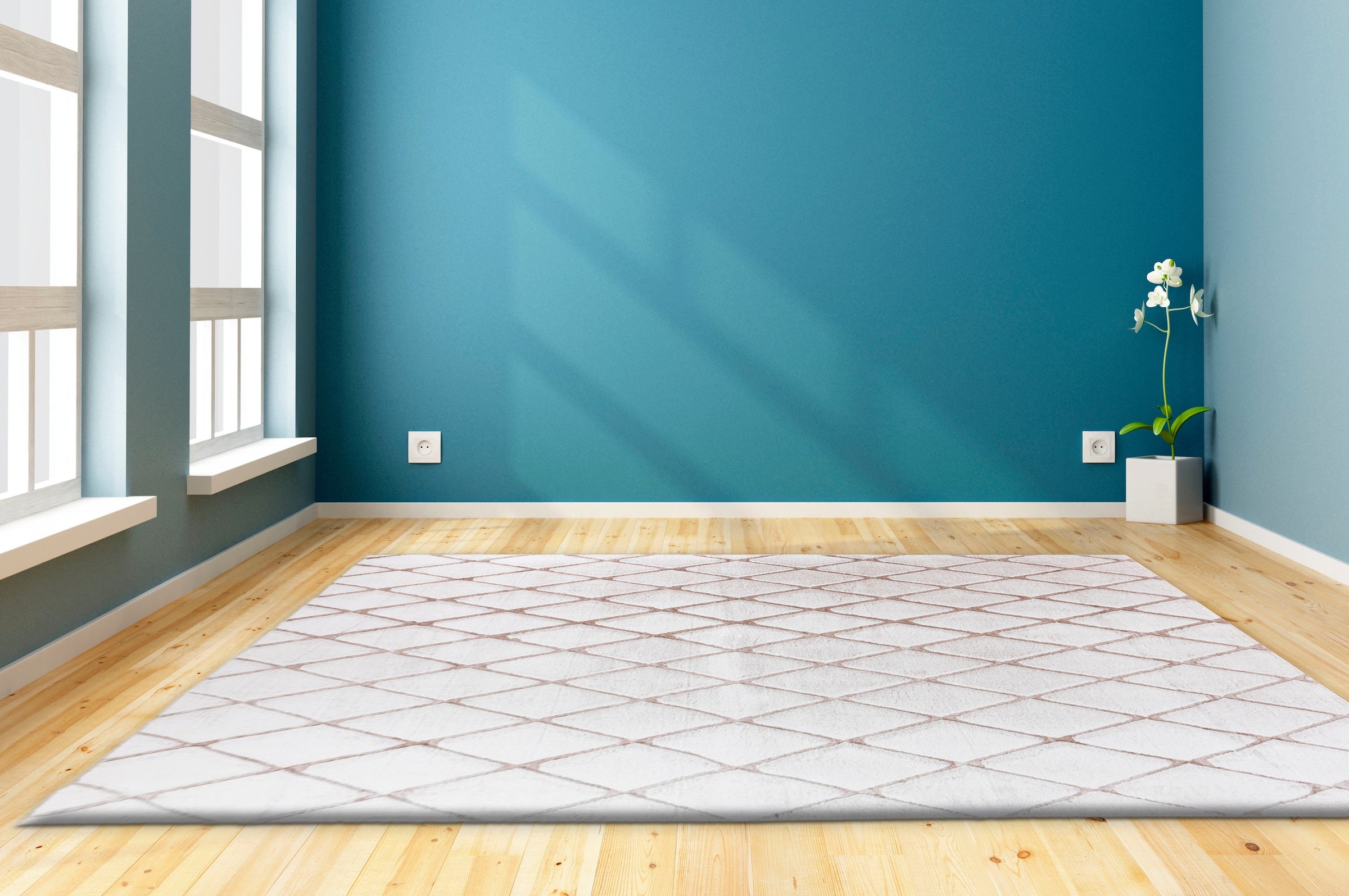 my home Tapis »Tilana« Rectangulaire 20 mm Höhe retro, Wohnzimmer