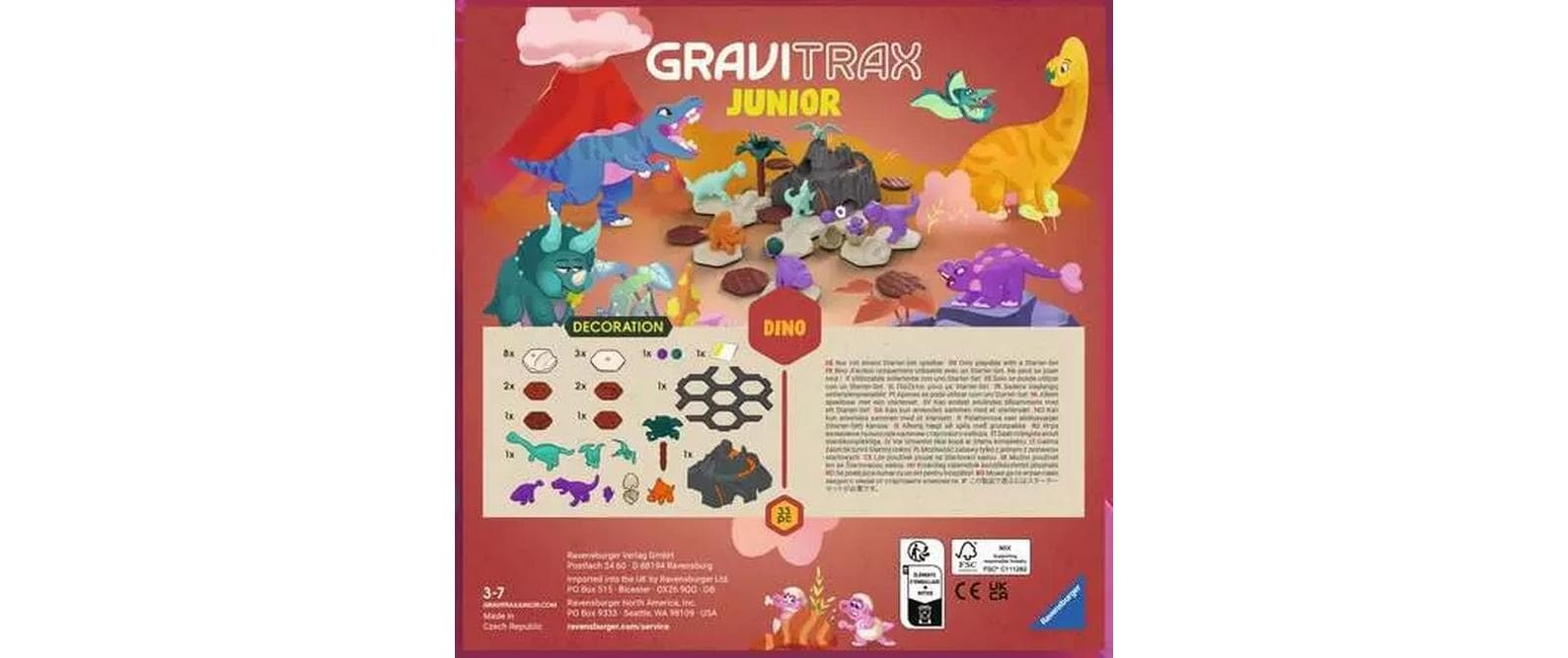 Ravensburger Kugelbahn »Zubehör GraviTrax Junior Extension Dino«