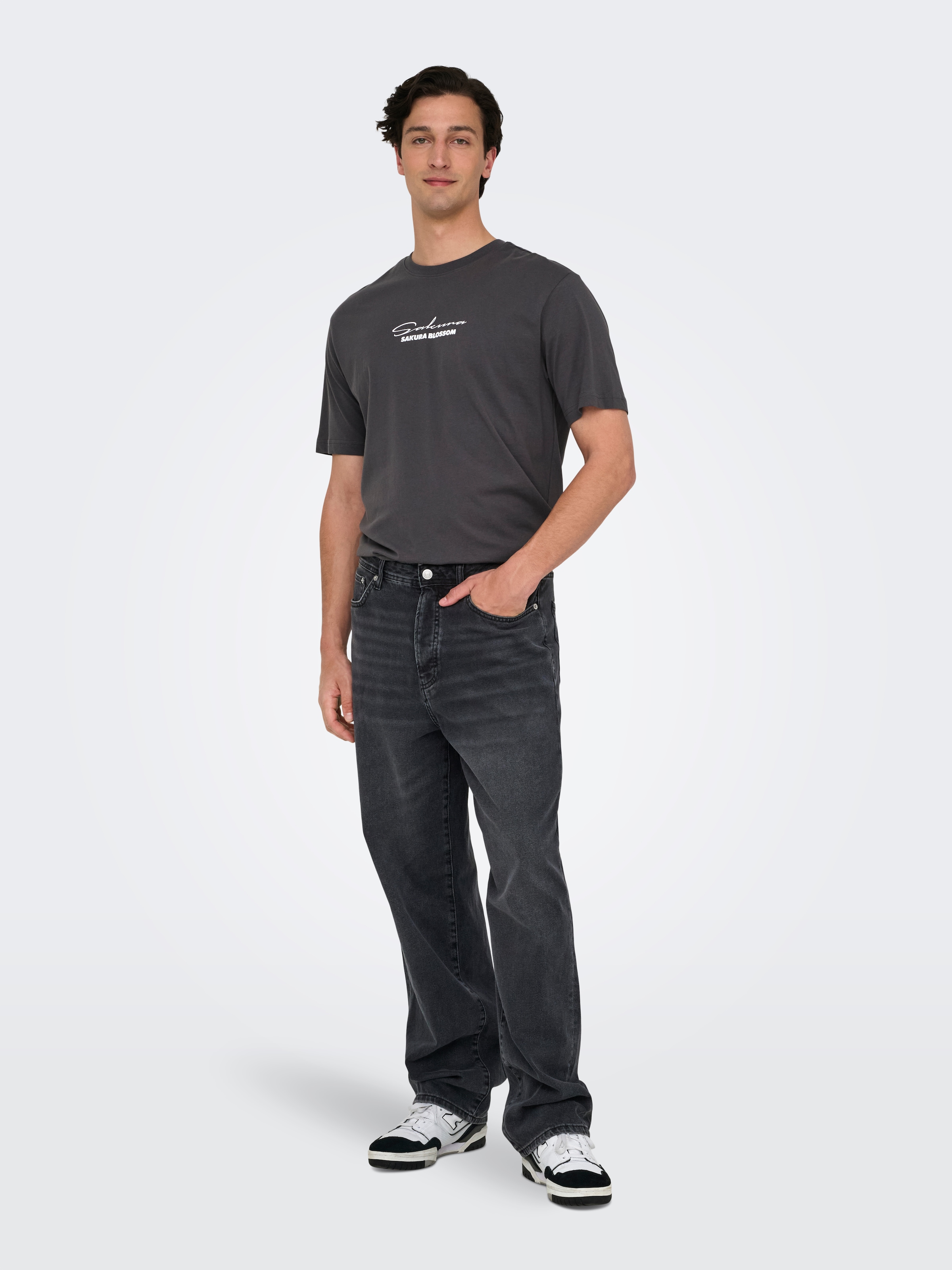 ONLY & SONS Relax-fit-Jeans »ONSFADE LOOSE BOX TAI DNM MU OTL« Baumwolle, relaxed fit
