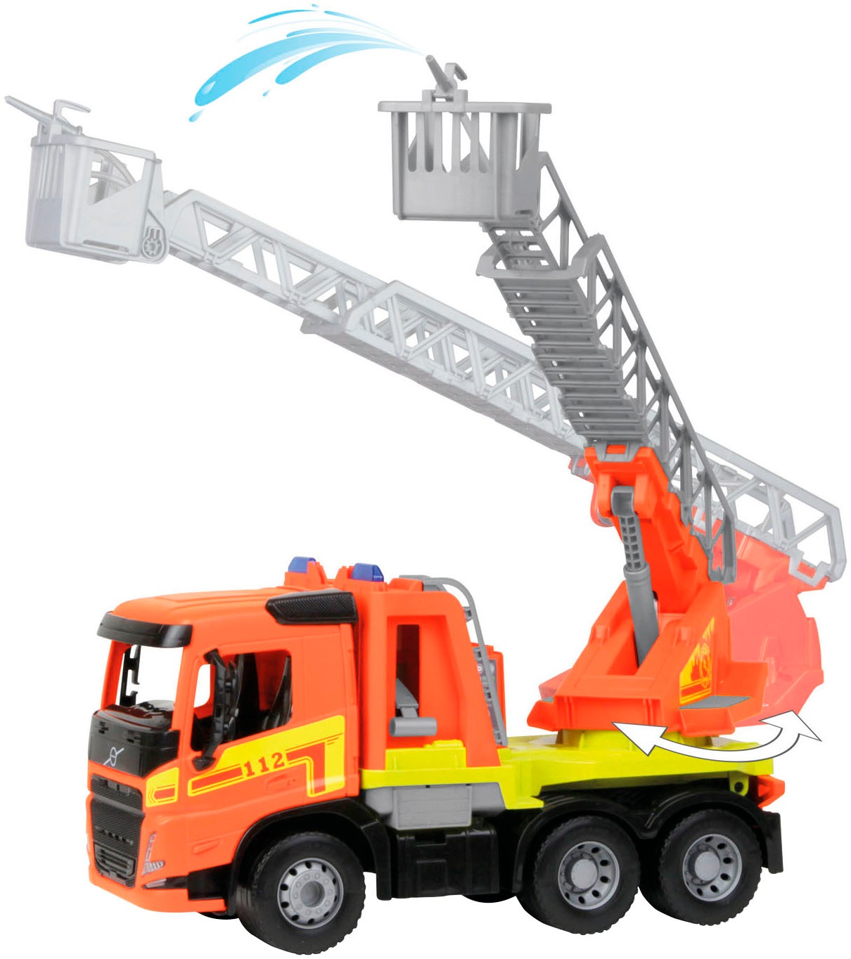 Lena® Jouet pompier »Worxx Feuerwehr Volvo FMX« fabriqué en Europe