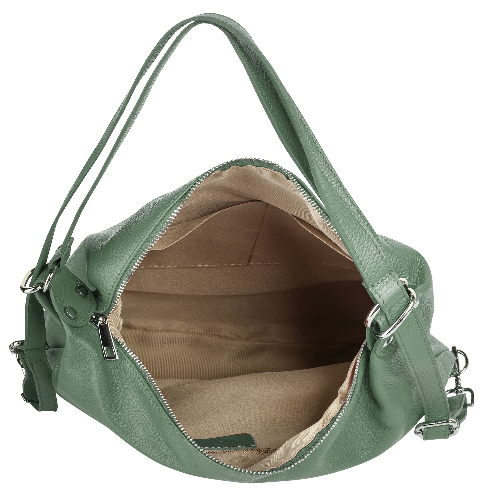 Samantha Look Shopper cuir véritable, fabriqué en Italie