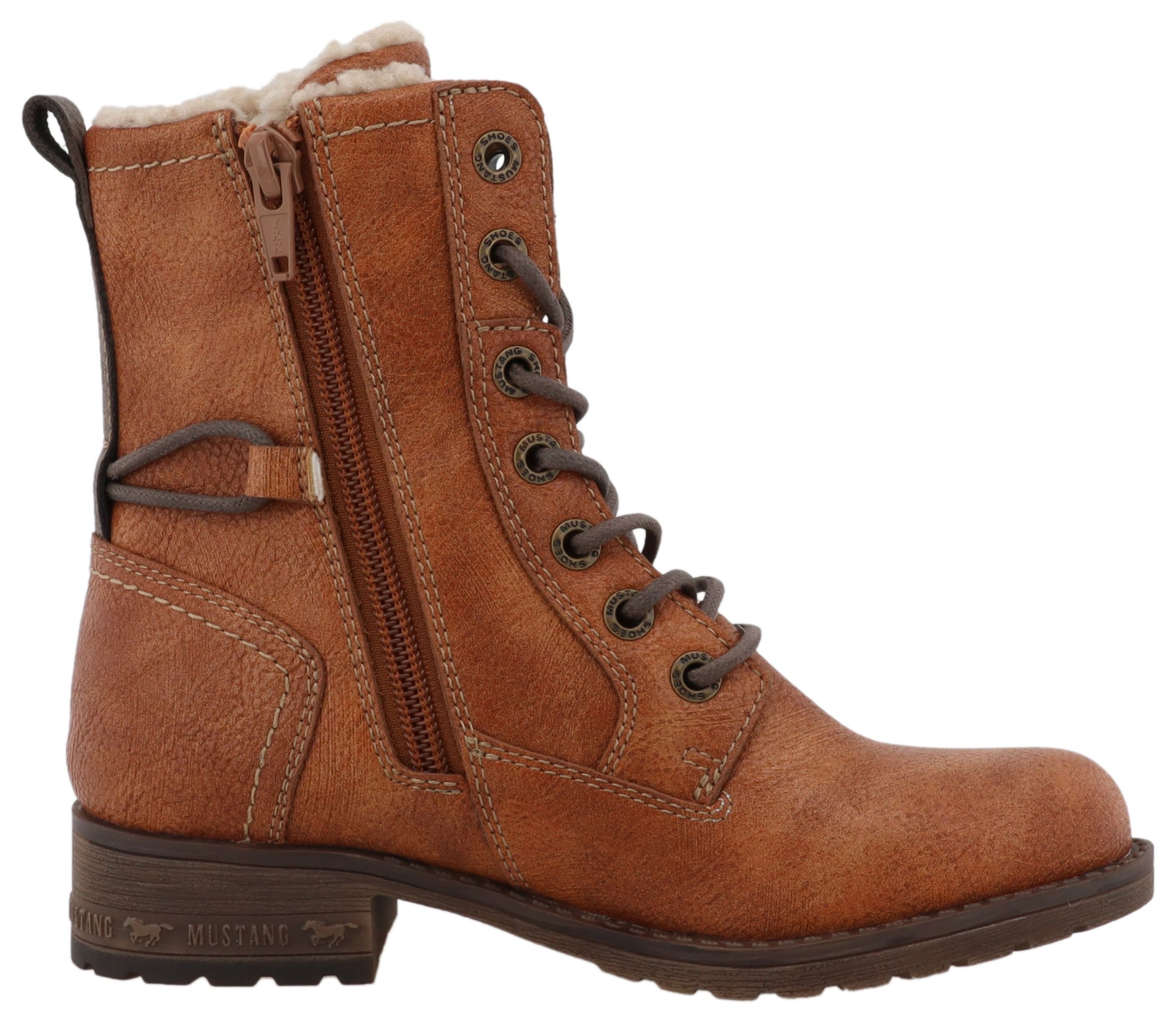 Mustang Shoes Bottes d'hiver »Concetta«  Bottes, bottes à lacets avec membrane TEX