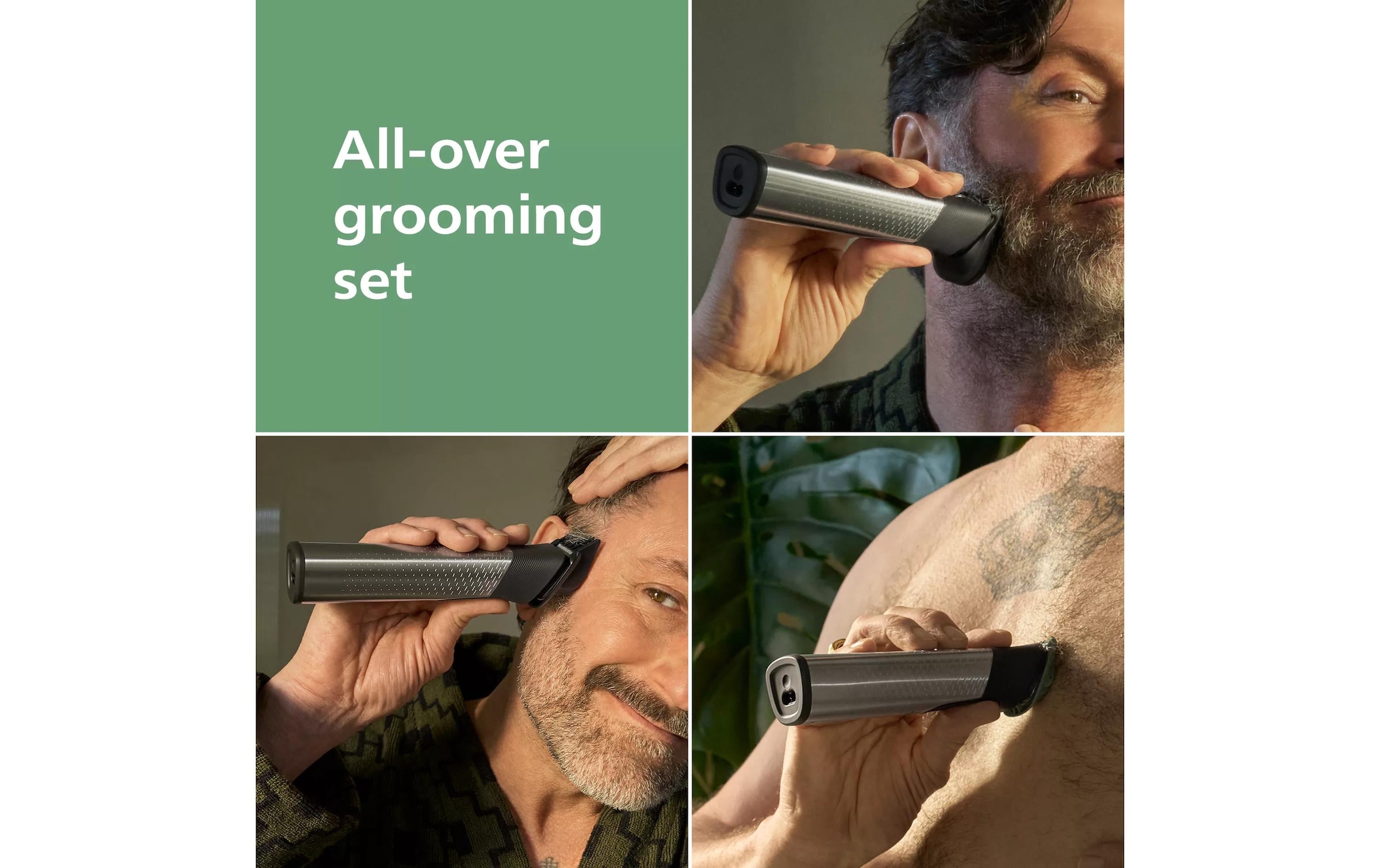 Philips Trimmer multifonctionnel »Series 9000 MG9557/15« 20 Aufsätze 20-in-1-Trimmer für Gesicht, Körper und Kopfhaare