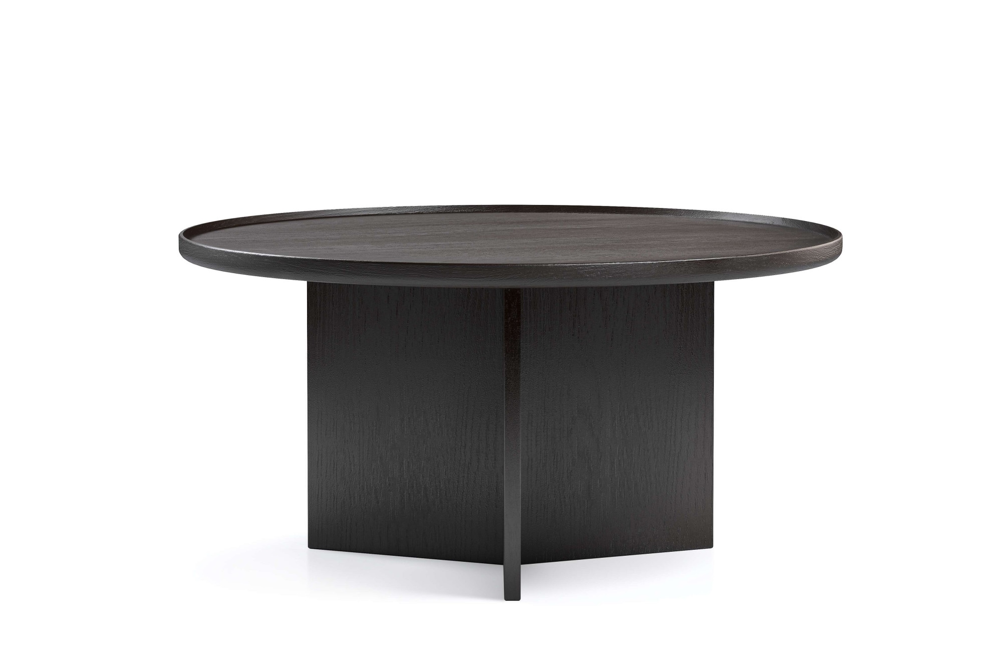 Woodman Table basse »Cala« 83/83/42 cm,  largeur 83 cm, ronde, plateau de table en chêne massif, certifié FSC®