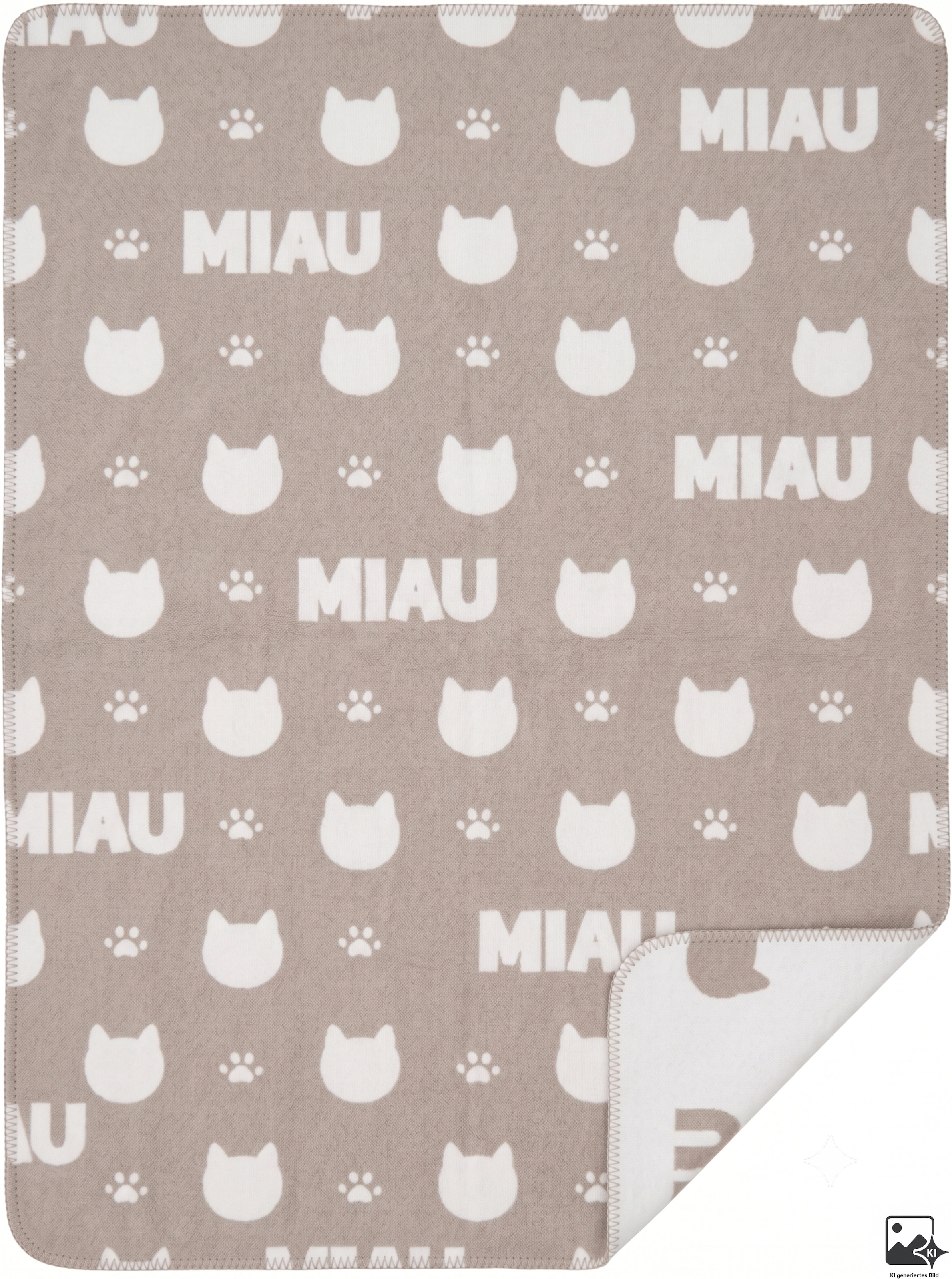 done.® Couverture d'intérieur »MIAU« agréablement doux et chaud au toucher