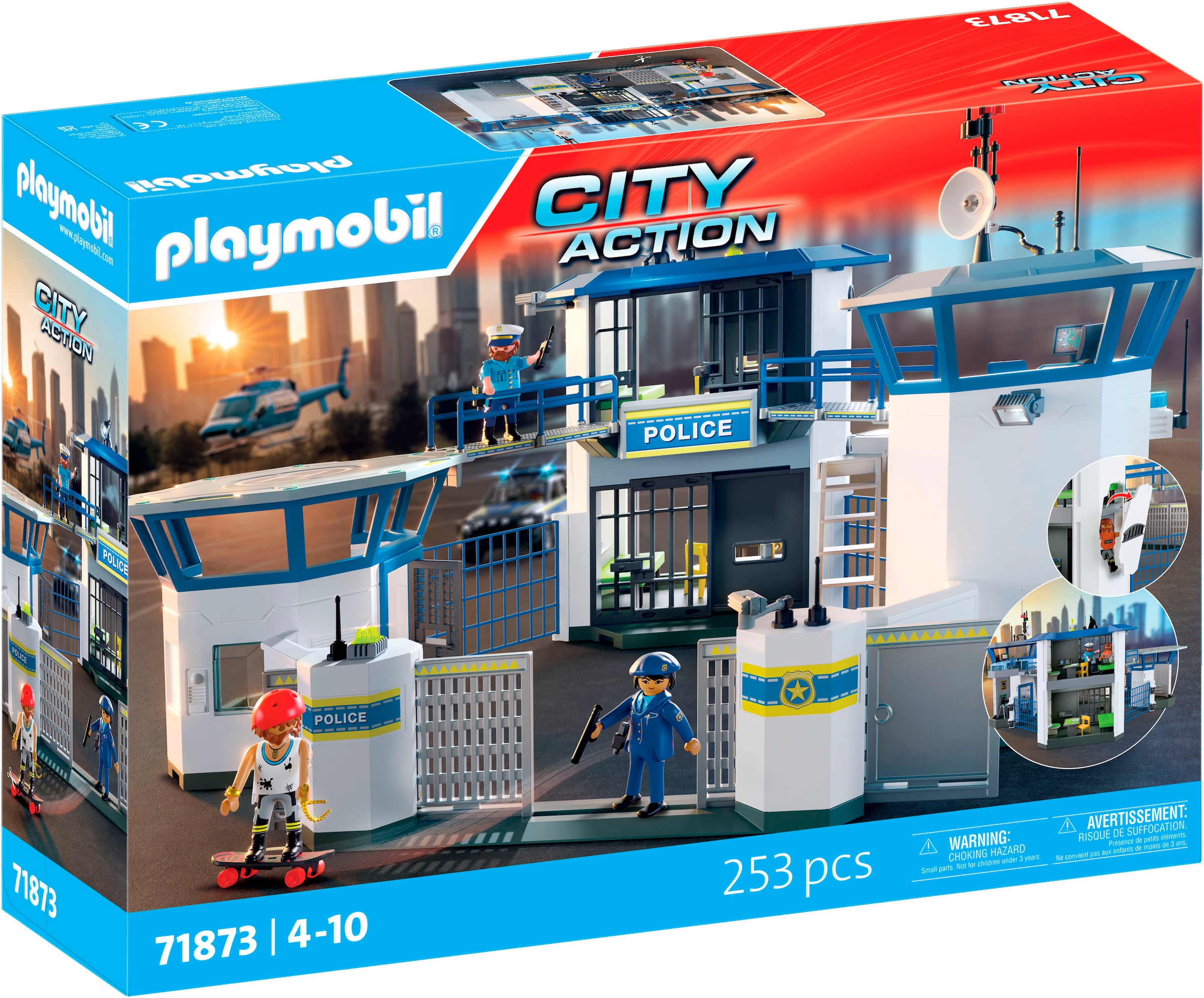Playmobil® Konstruktions-Spielset »Polizei-Kommandozentrale (71873), Action Heroes« Made in Europe