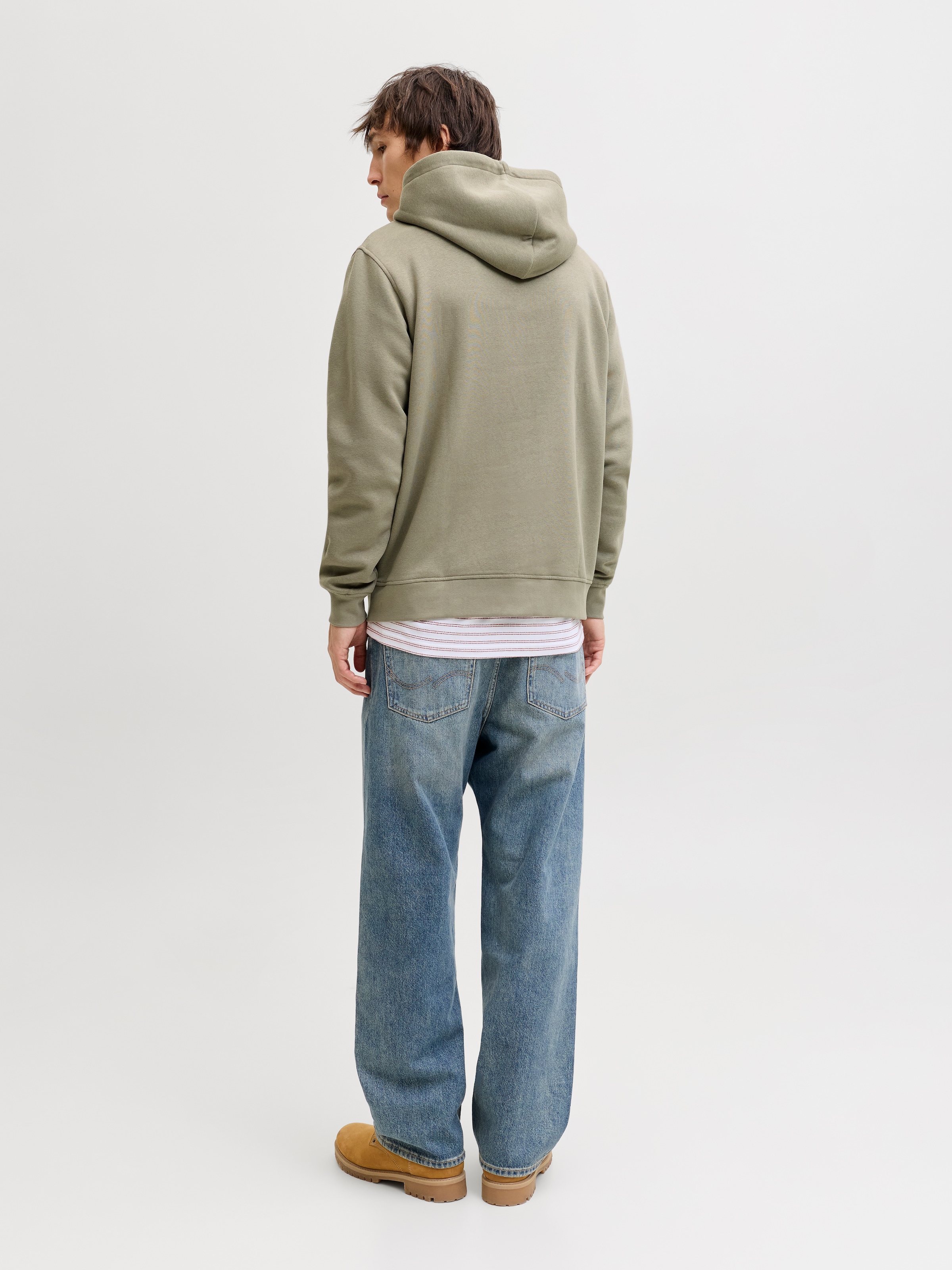 Jack & Jones Kapuzensweatshirt »JJESOHO SWEAT HOOD NOOS«, Baumwollmischung, relaxed fit
