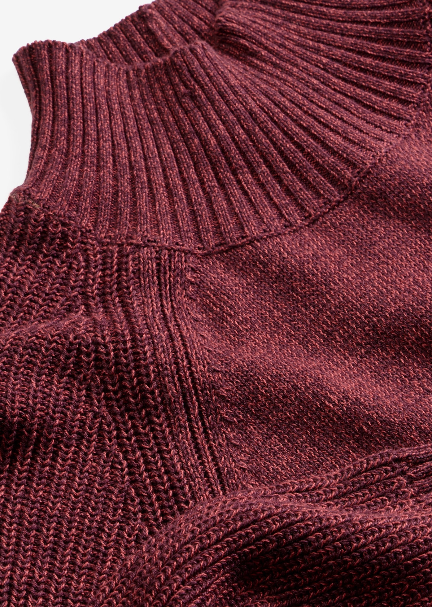 bonprix Pull en tricot maille grossière ample, coupe ample, avec col montant