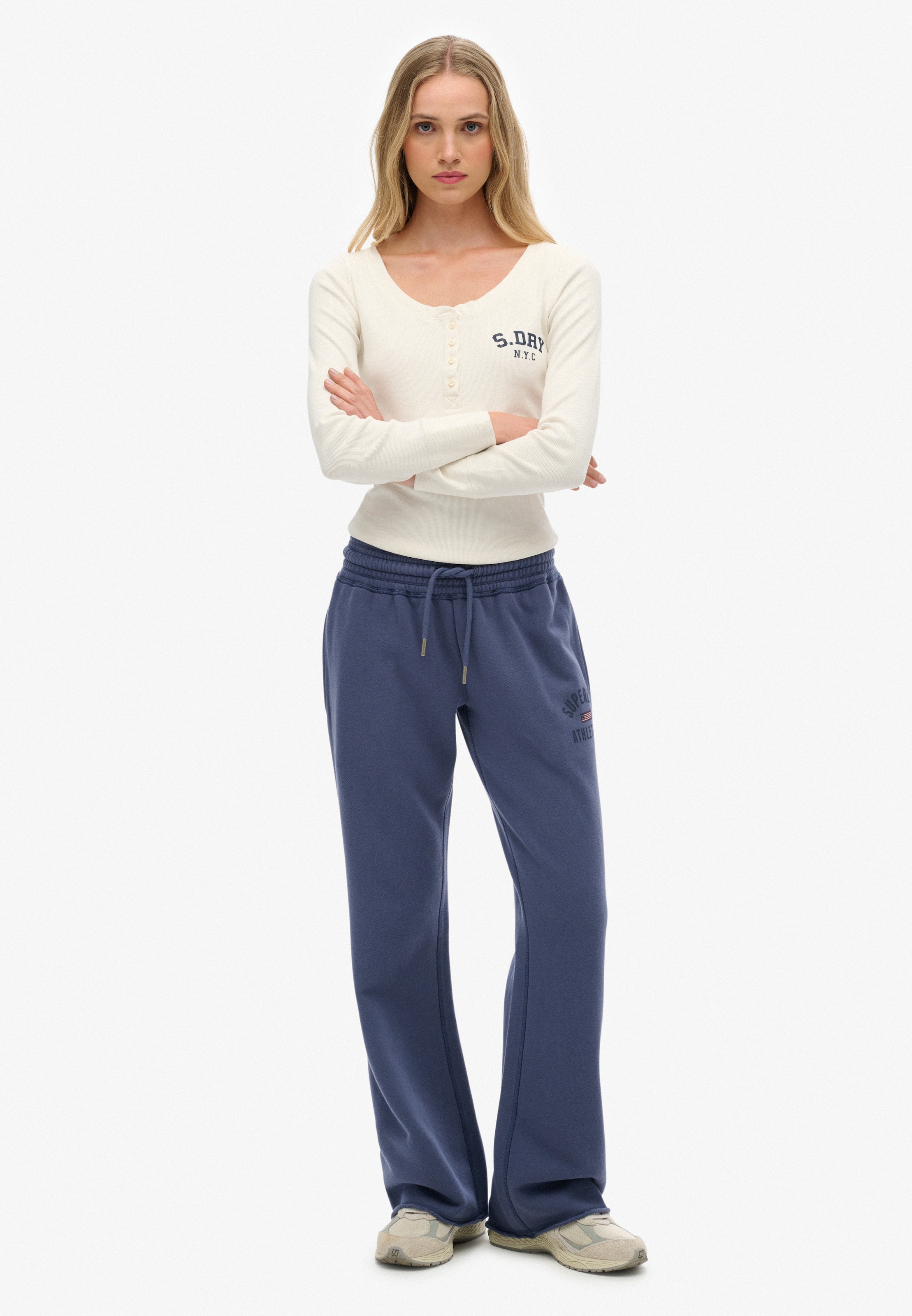 Superdry Sweathose »SU-ATHLETIC PRINT FLARE JOGGER«