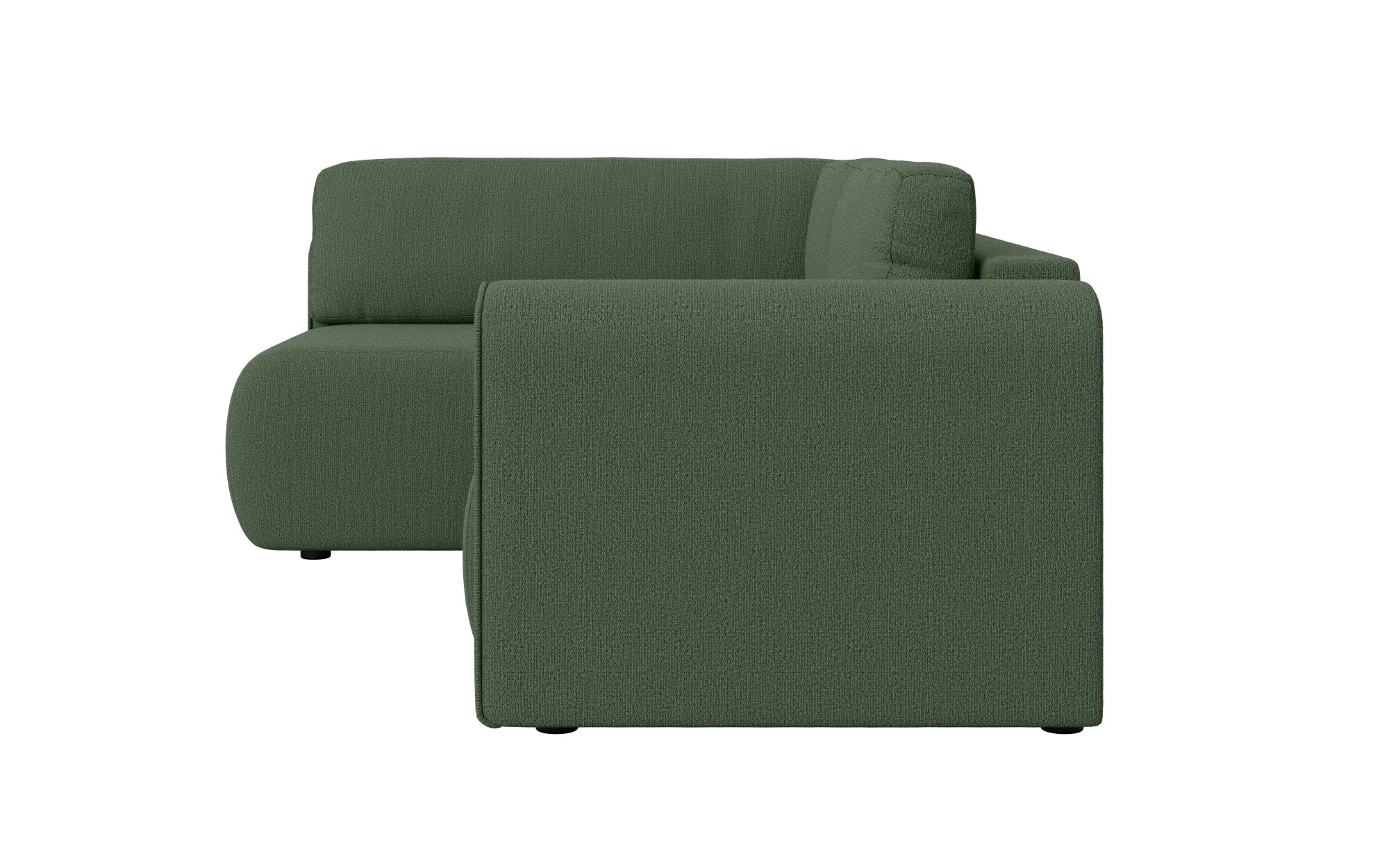 INOSIGN Canapé d'angle »Zacharia wahlweise Schlafsofa mit Bettkasten, B/T/H 250/166/86 cm« L-Form mit Wellenunterfederung, Ottomane rechts oder links bestellbar