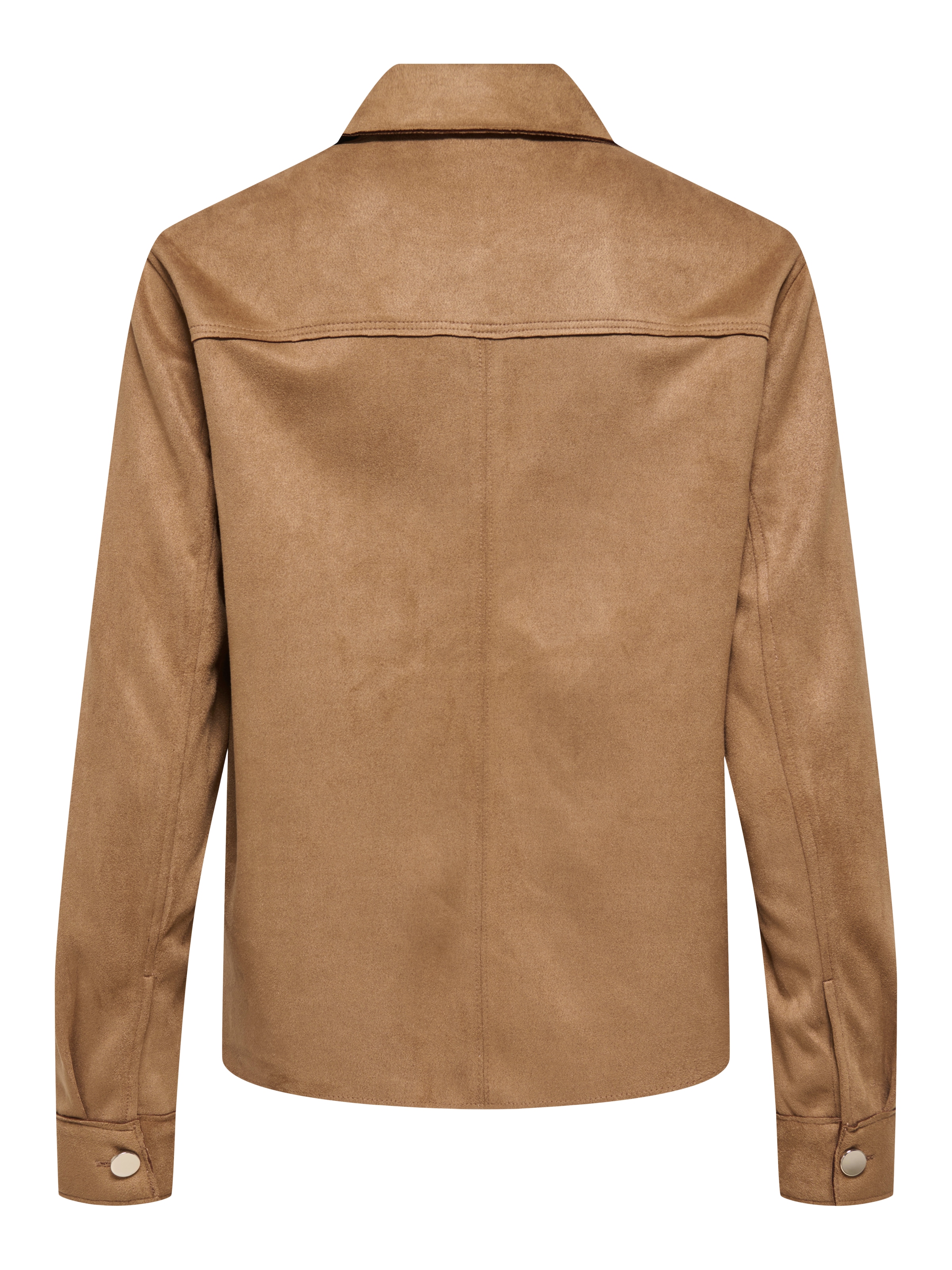 ONLY Blouse chemise »ONLMIRA L/S FAUX SUEDE SHIRT PNT« Materialmix, regular fit