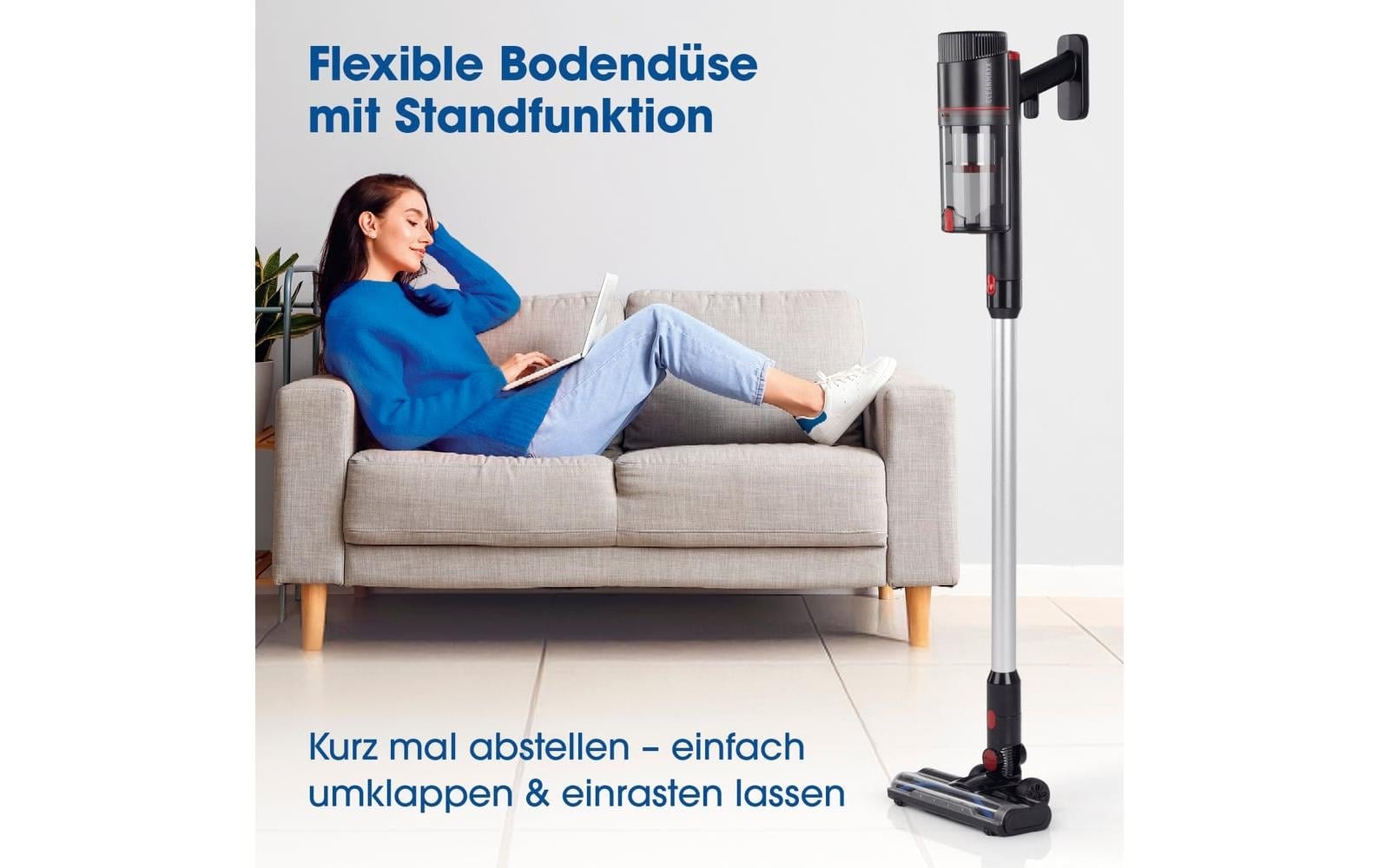 CLEANmaxx Akku-Hand-und Stielstaubsauger »CLEANmaxx Akku-Hand- und Stielsauger 600 W«