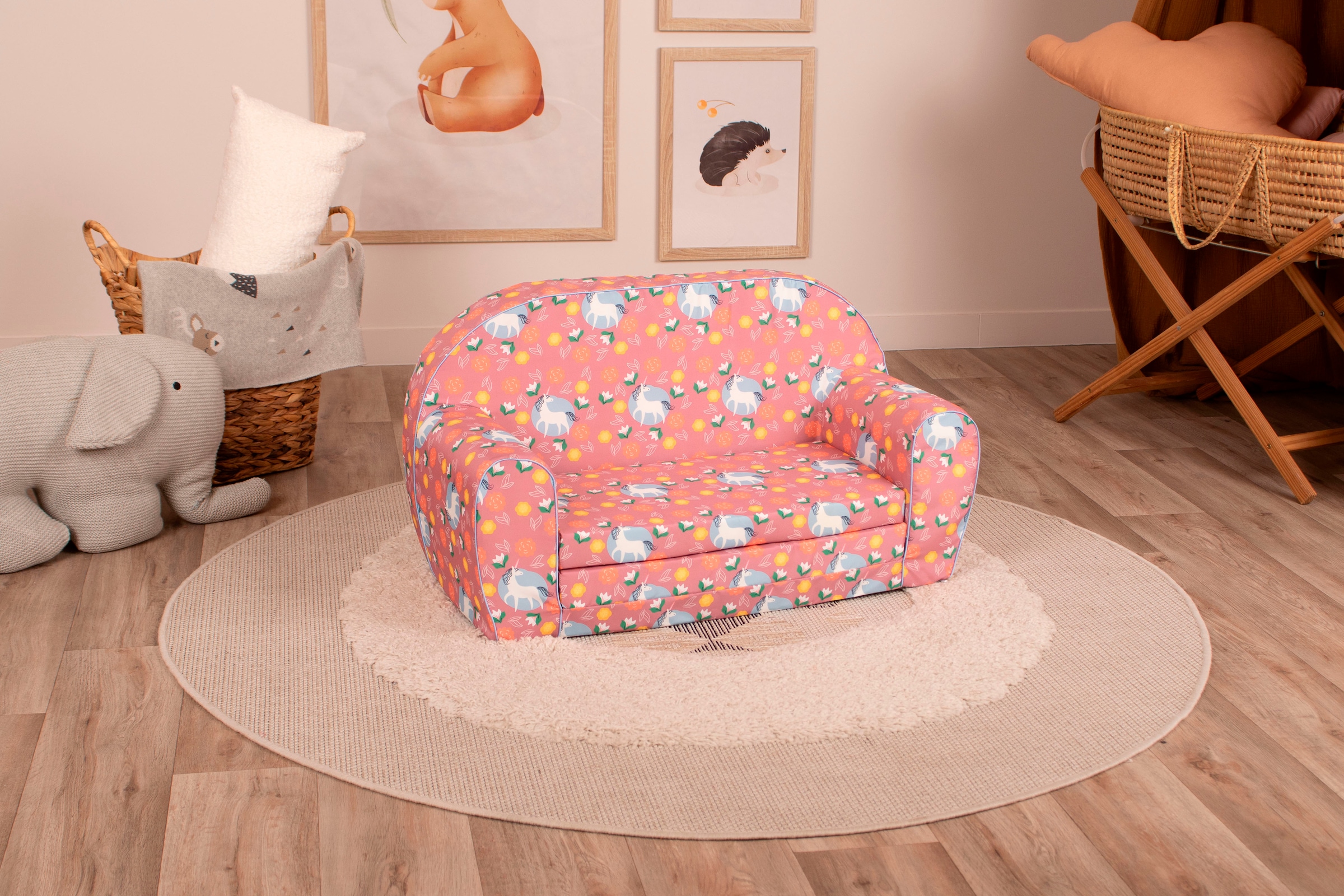 Knorrtoys® Sofa »Einhorn pink« für Kinder; Made in Europe