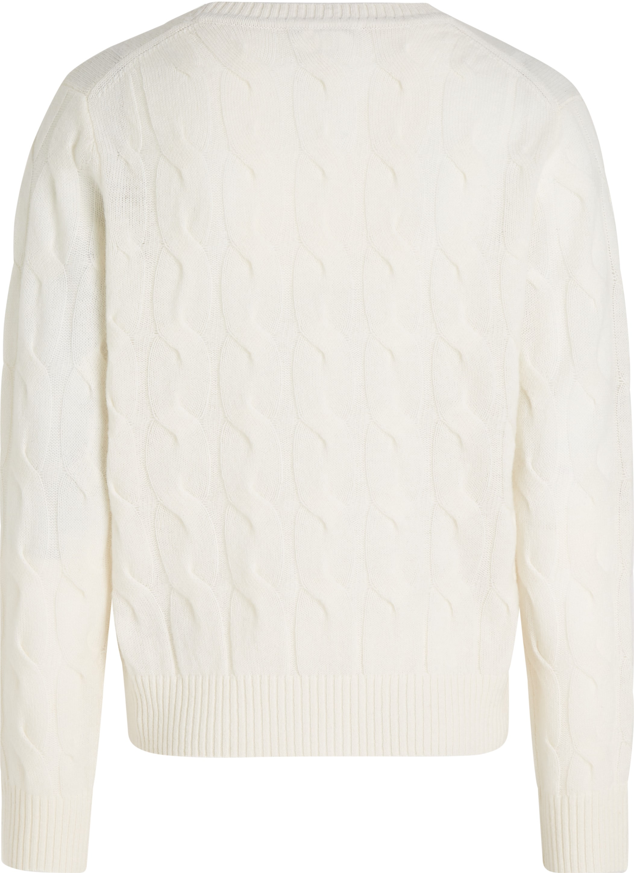 Tommy Hilfiger Strickpullover »SOFT WOOL CABLE C-NK« mit Zopfmuster, aus reiner Wolle