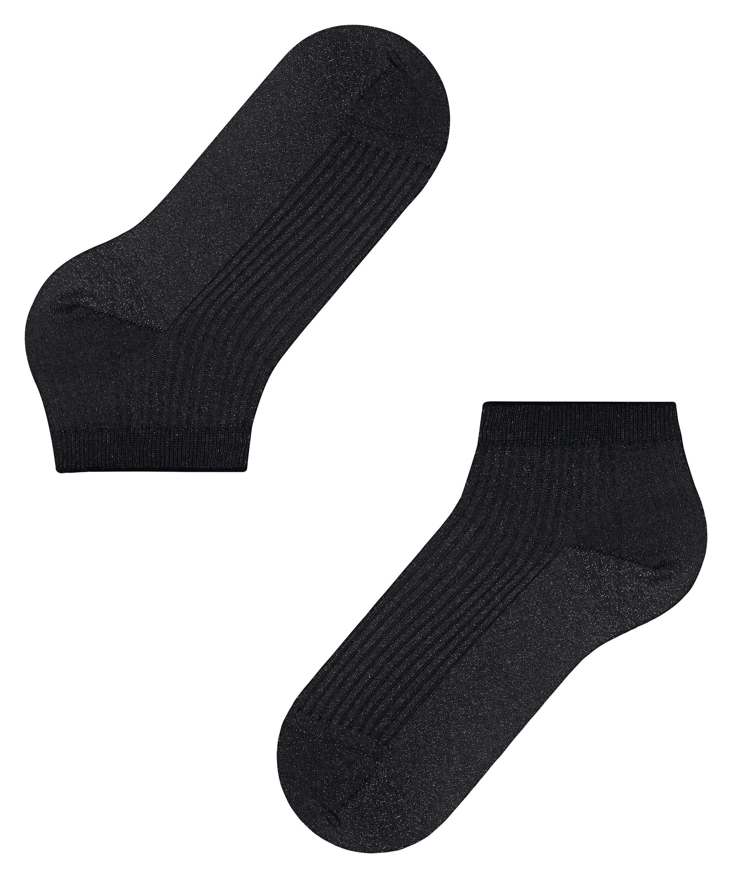 FALKE Chaussettes de baskets »Shiny Rib« avec structure côtelée, en mélange de viscose, respirant