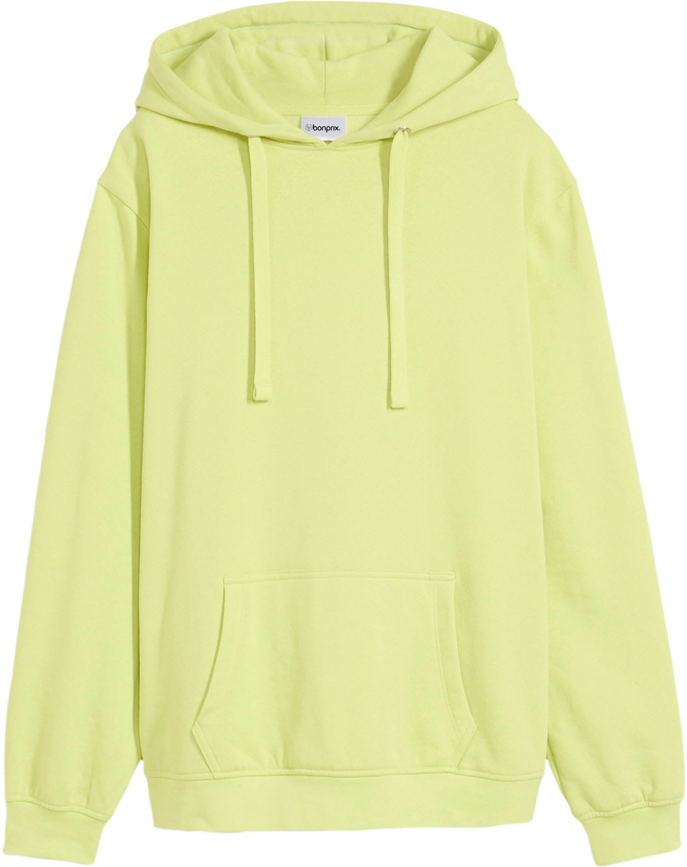 bonprix Hoodie »Hoodie«, lockere Passform, aus Baumwollmischung, mit Kängurutasche
