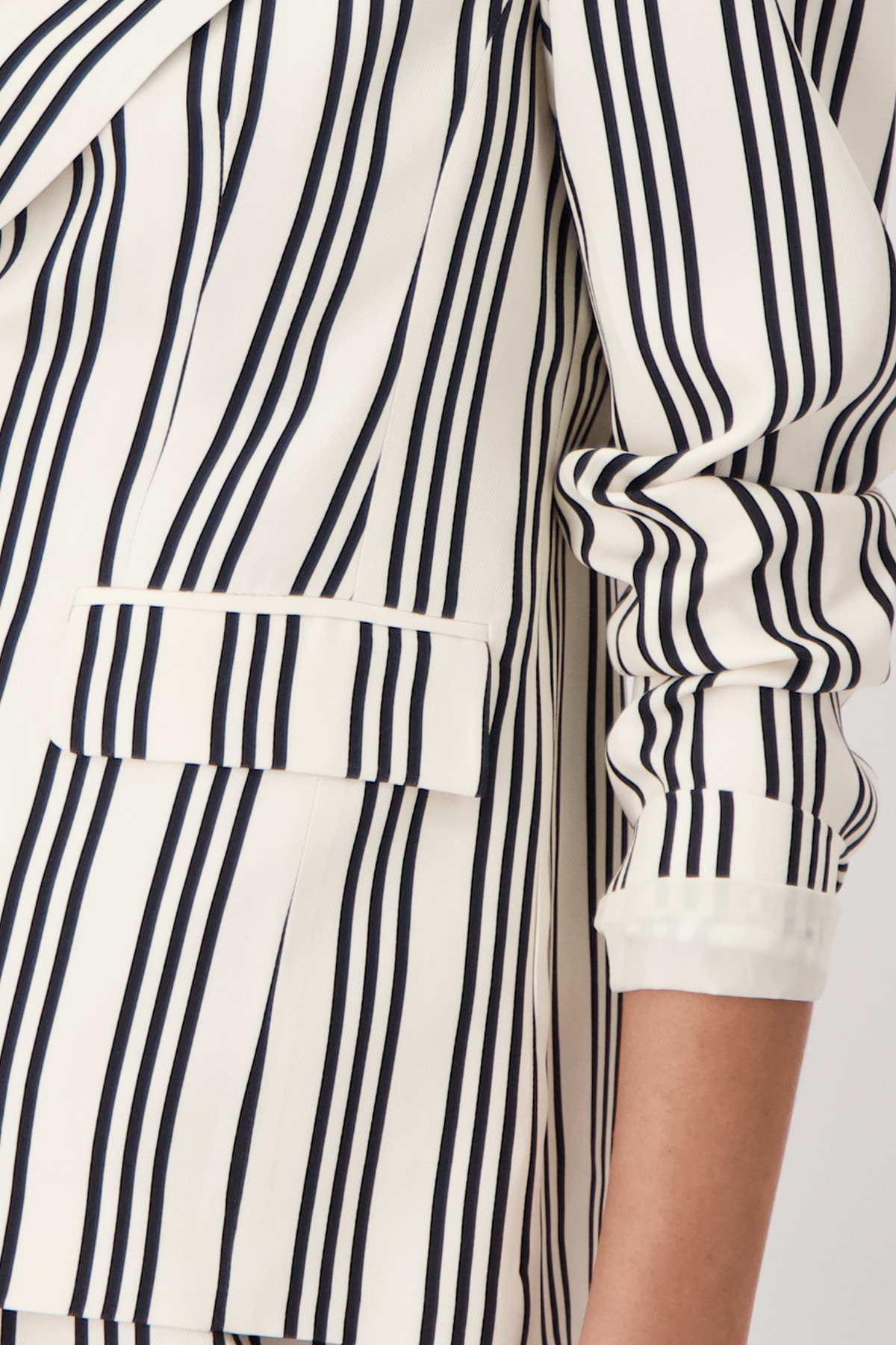 Monari Blazer court mit Streifen