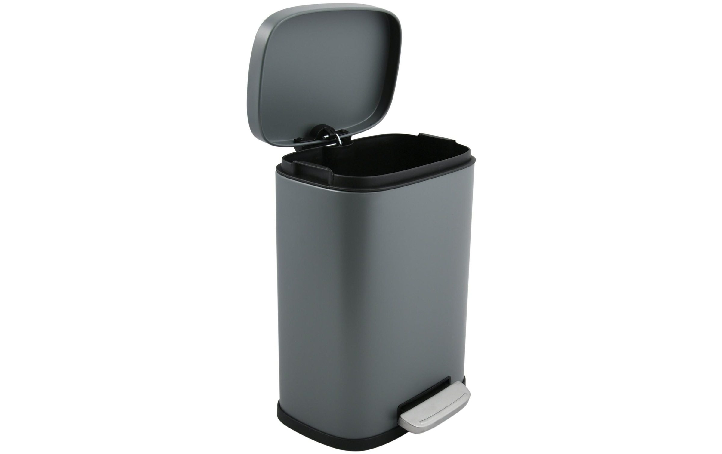 spirella Mülleimer »Treteimer, Grau matt« 1 Behälter