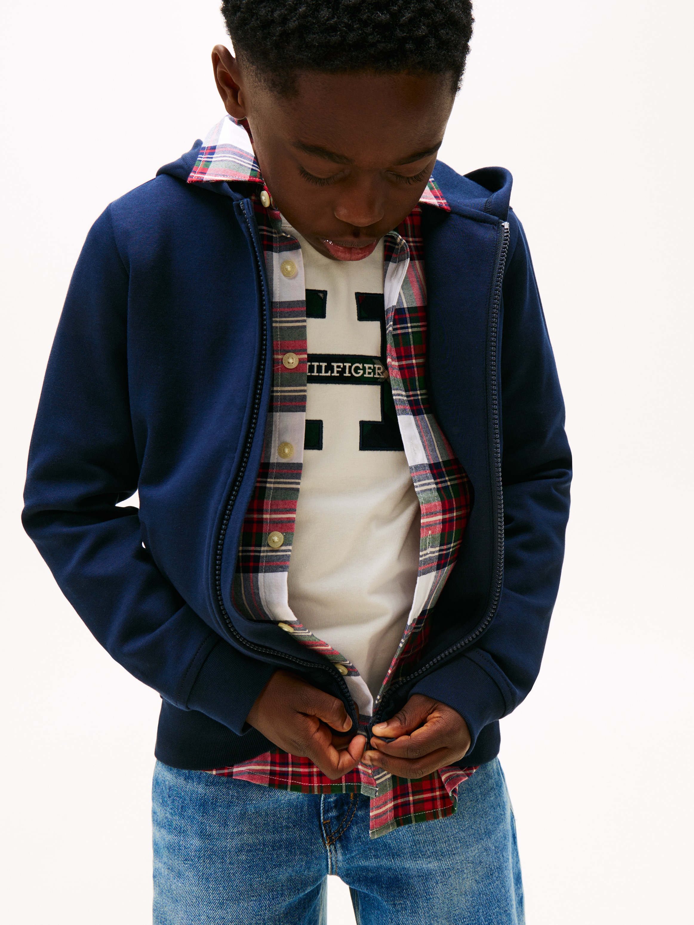 Tommy Hilfiger Veste sweat Regular fit, für Kinder bis 16 Jahre