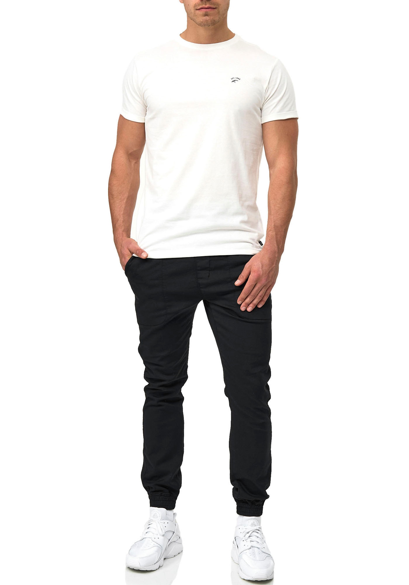 Indicode Shirt à col rond »INKloge«