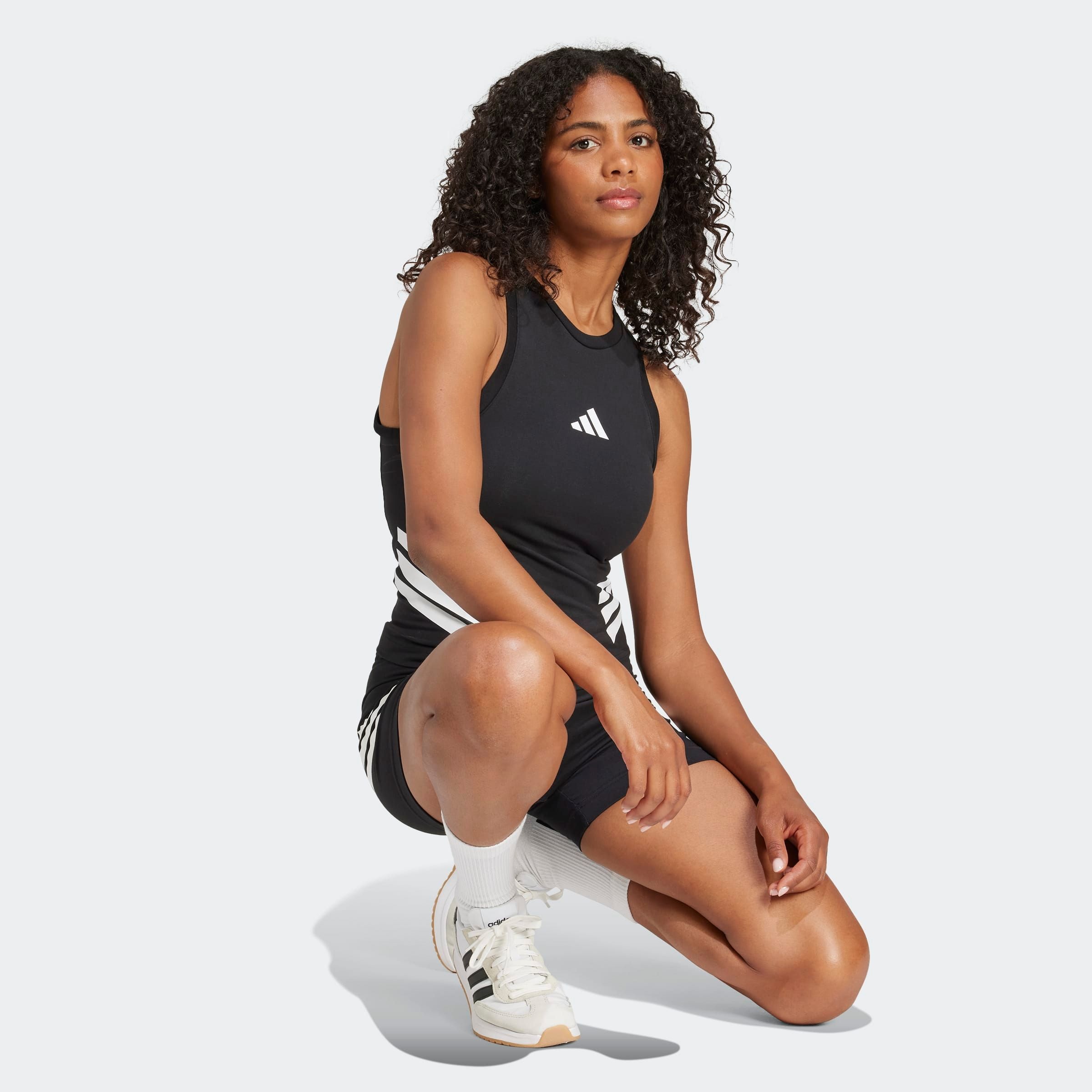 adidas Sportswear Débardeur »FUTURE ICONS 3-STREIFEN« aus Single Jersey, mit Elasthan-Anteil, mit Rundhalsausschnitt