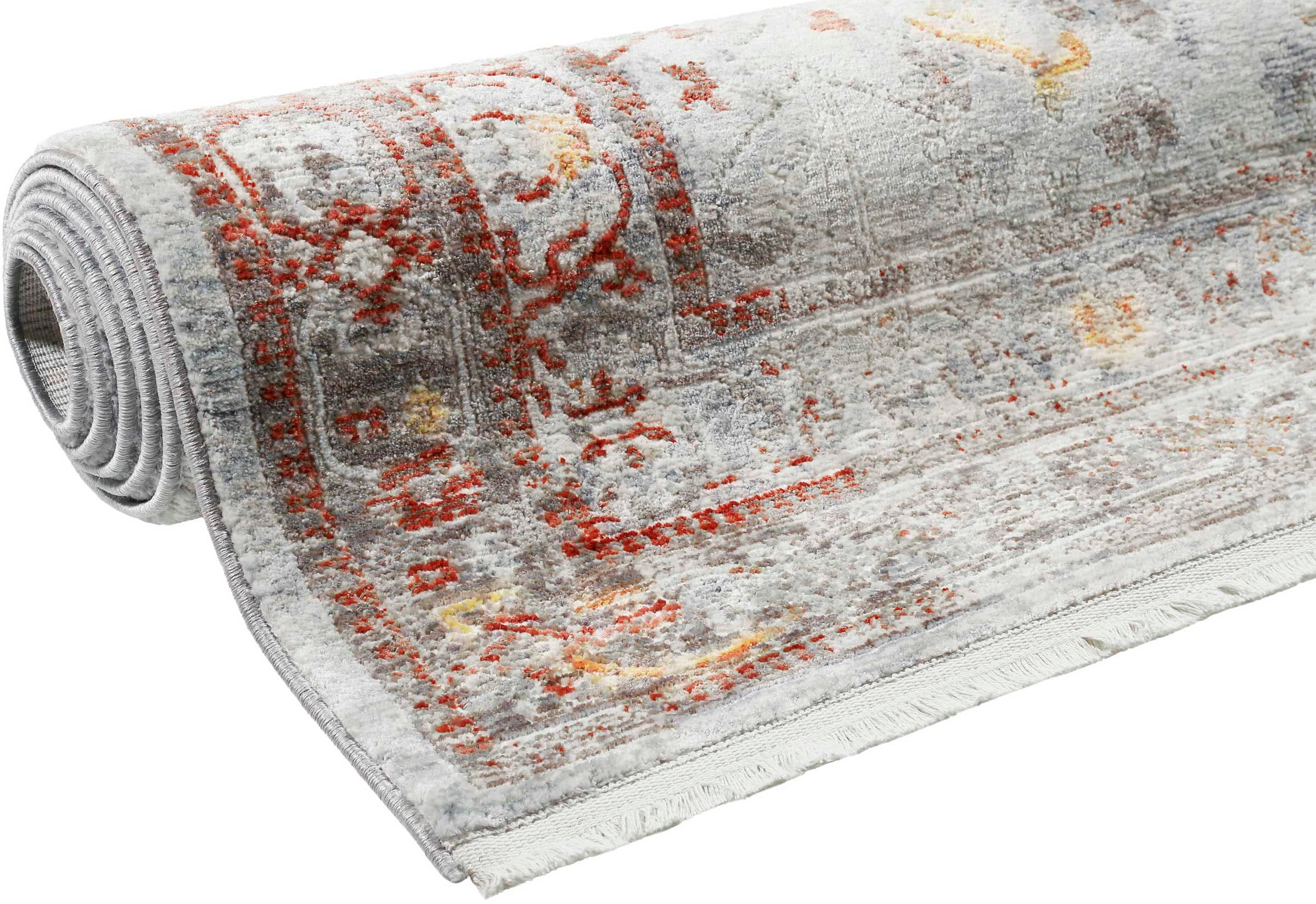 Wecon home Tapis »SoHo Beat« Rectangulaire 7 mm Höhe Hoch-Tief-Struktur, Wohnzimmer