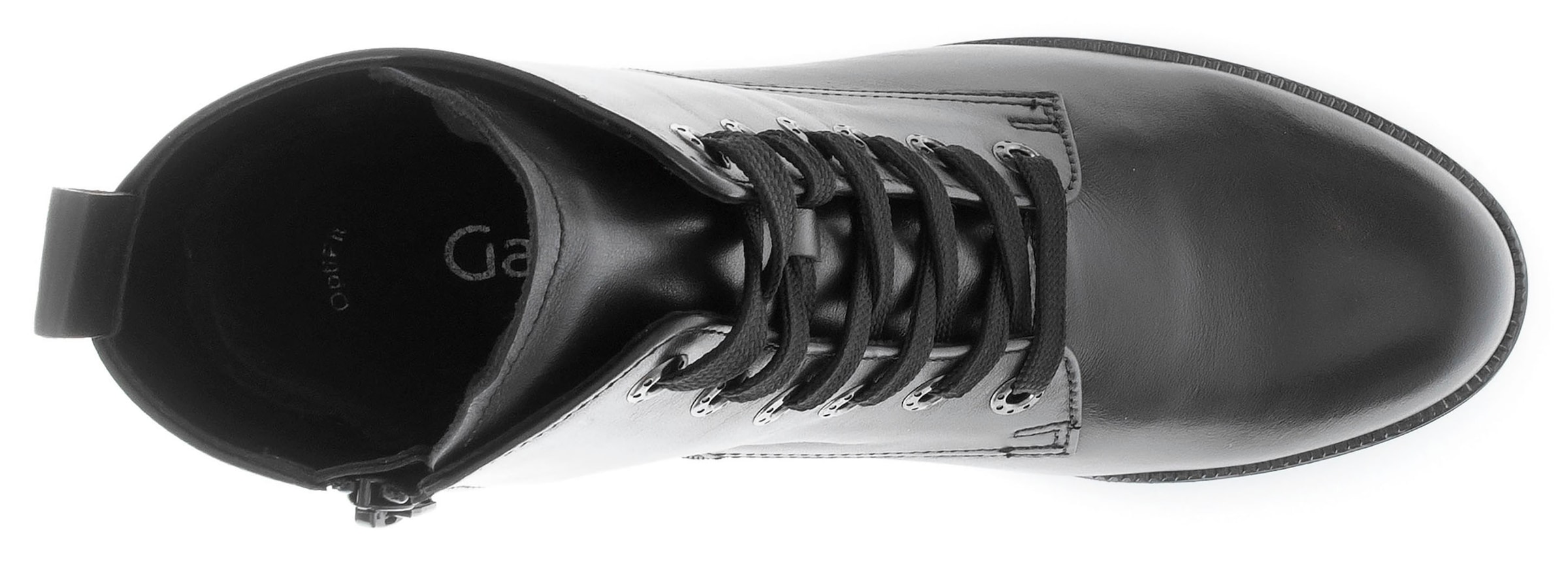 Gabor Schnürstiefelette »Tunis«  , Blockabsatz, Schnürboots, Komfortschuh mit Anziehlasche, G-Weite