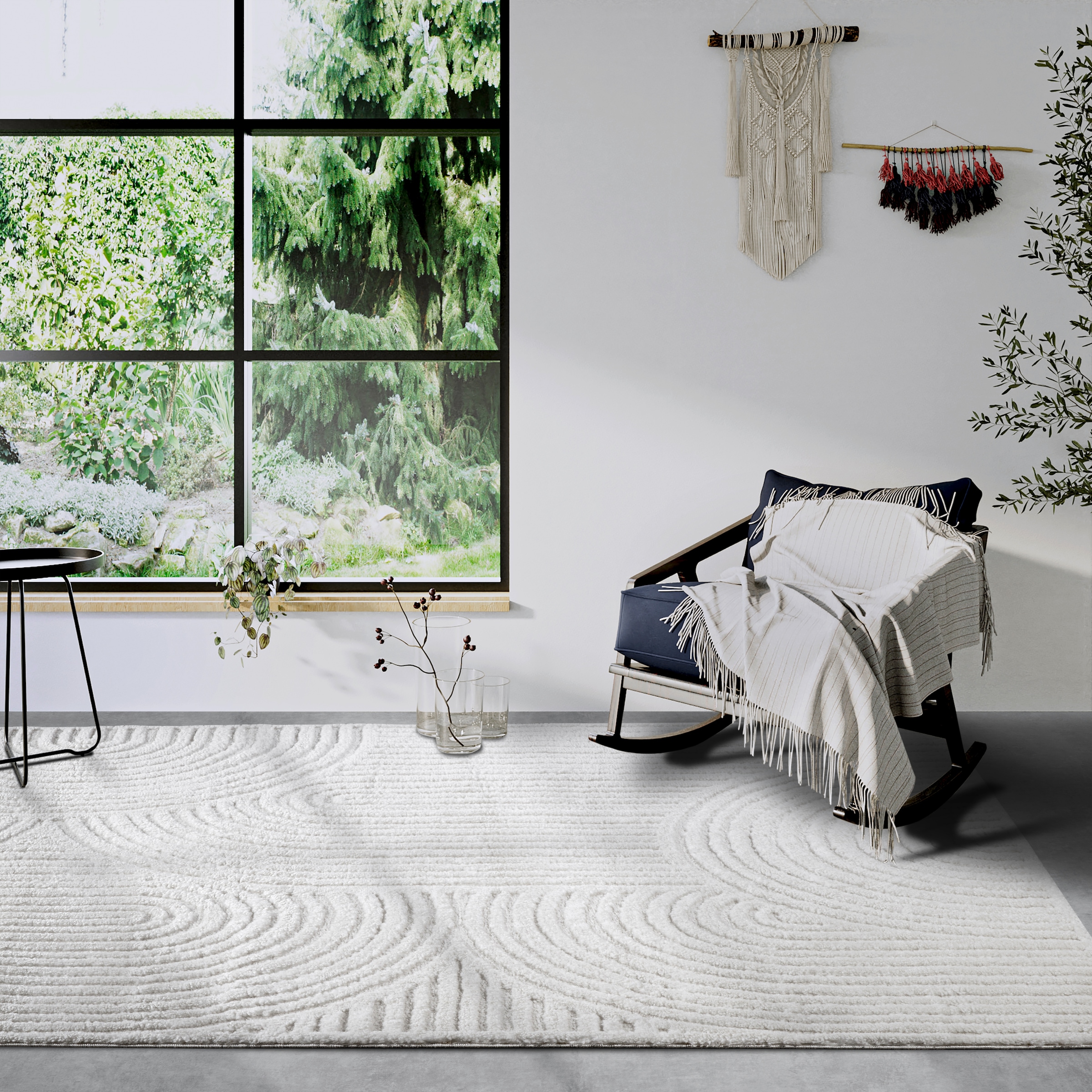 ELLE DECORATION Designteppich »Chappe« rechteckig 18 mm Höhe Shaggy, Läufer, flauschig, weich, Langflor, modern, Hoch Tief Effekt