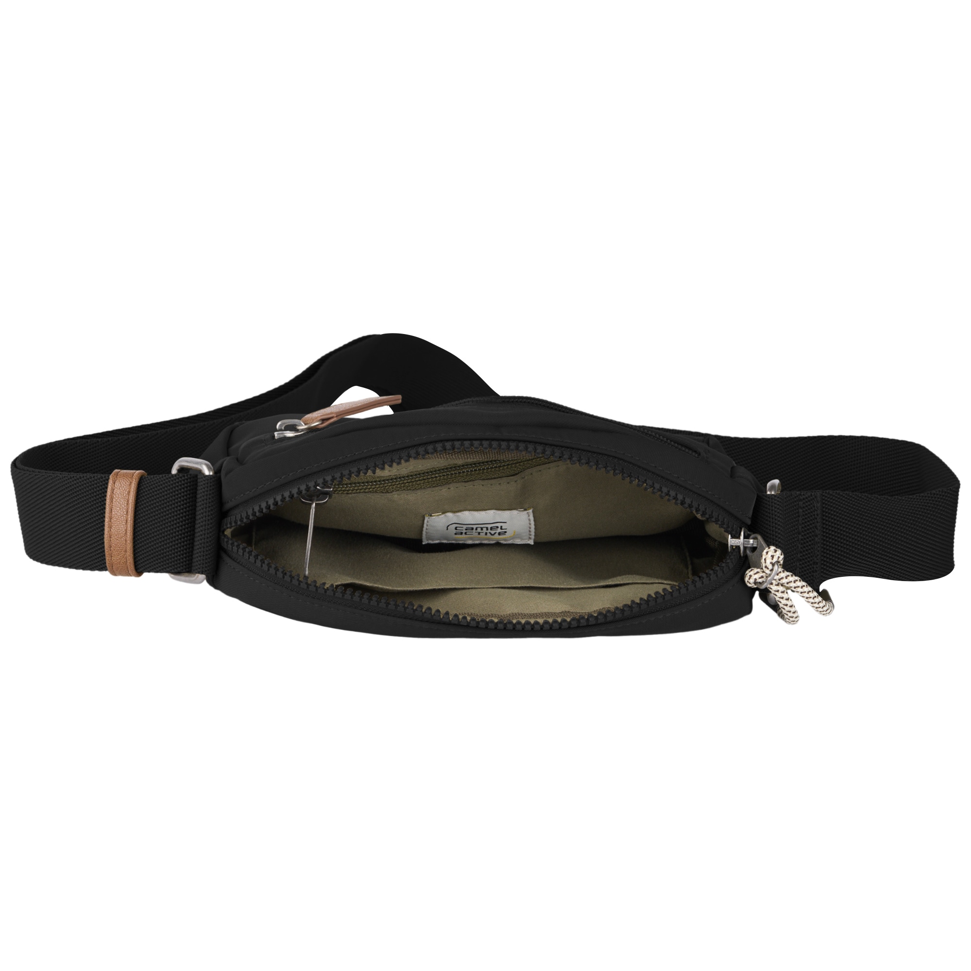 camel active Sac à main »Aurum« aus recyceltem Polyester in Nylonstruktur, leicht & mit feinen Details