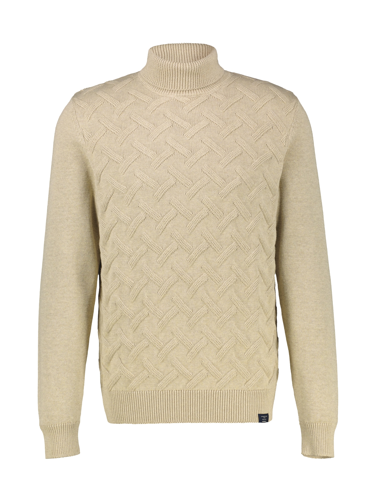 LERROS Pull à col roulé »Stylischer Rollkragenpullover - modisch gemustert«