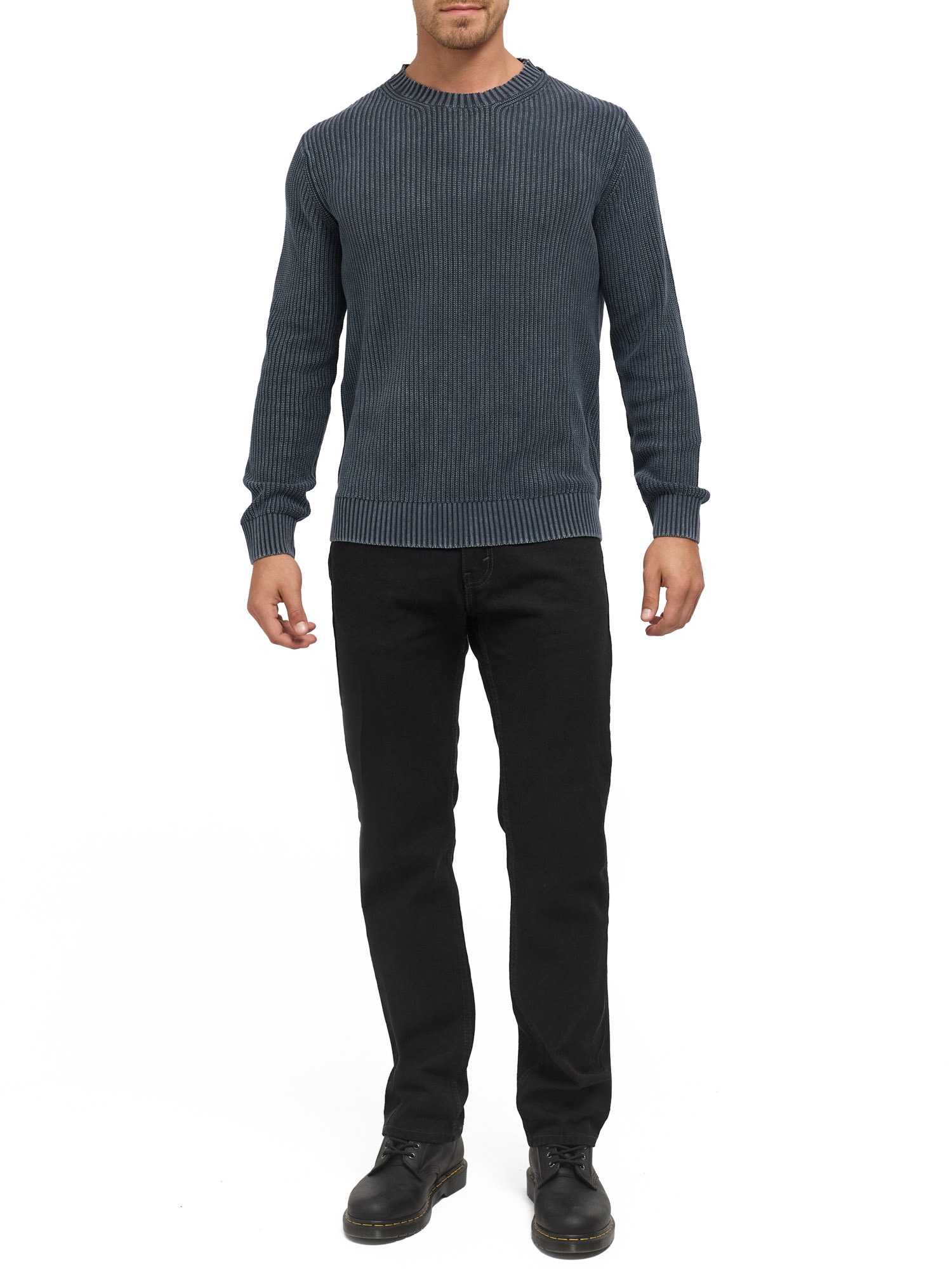 Indicode Rundhalspullover »INTorpedo« Baumwolle, regular fit